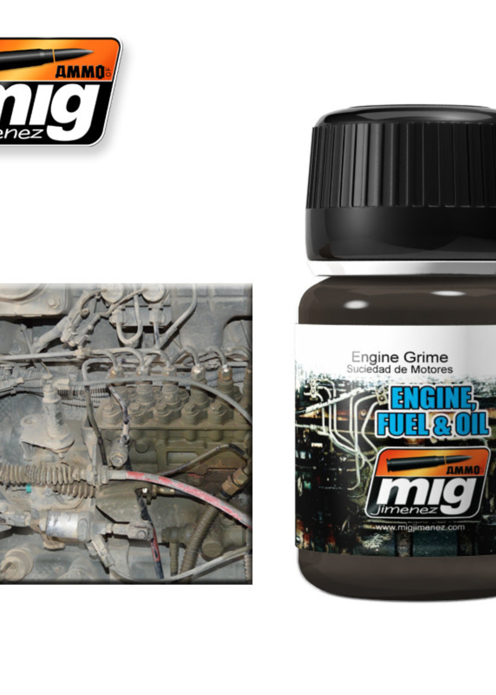 AMMO MIG AMMO MIG 1407 ENGINE GRIME JAR 35 ML