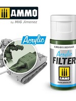 AMMO MIG AMMO MIG 0815 ACRYLIC FILTER GREEN BLACK JAR 15 ML (5/21) *