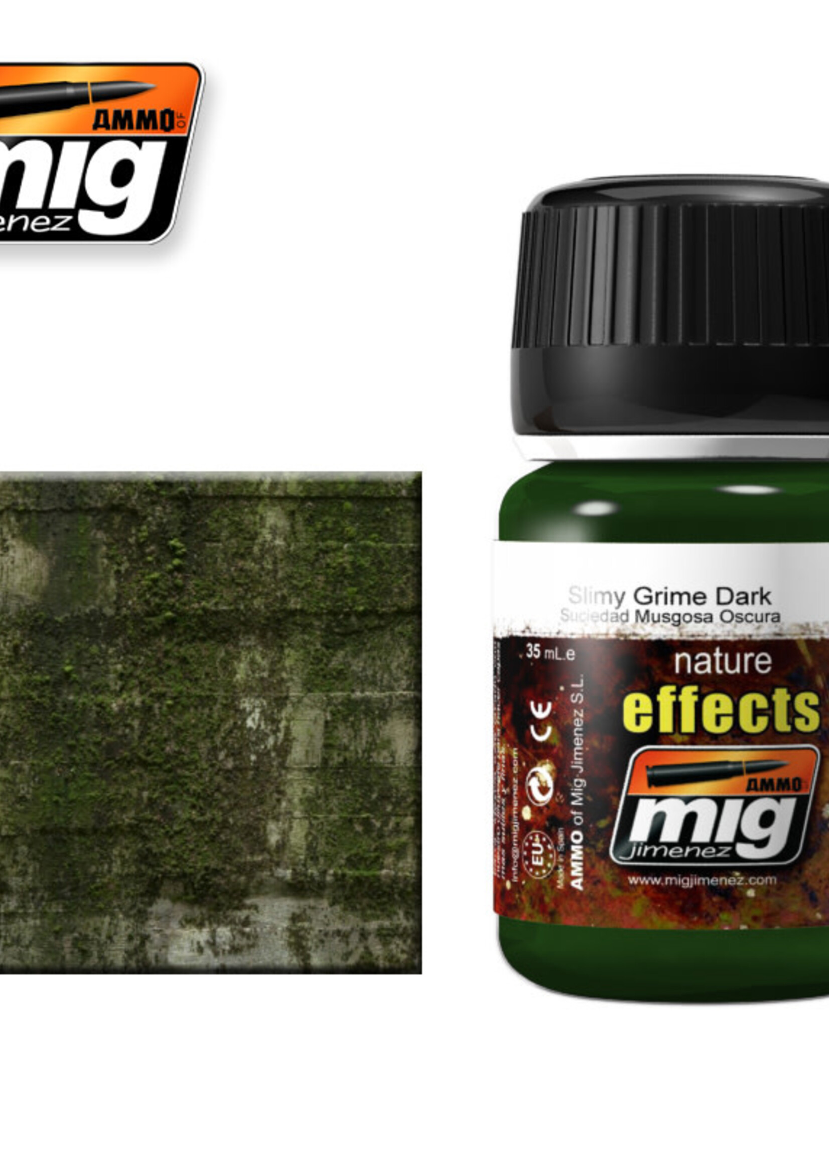 AMMO MIG AMMO MIG 1410 SLIMY GRIME DARK JAR 35 ML