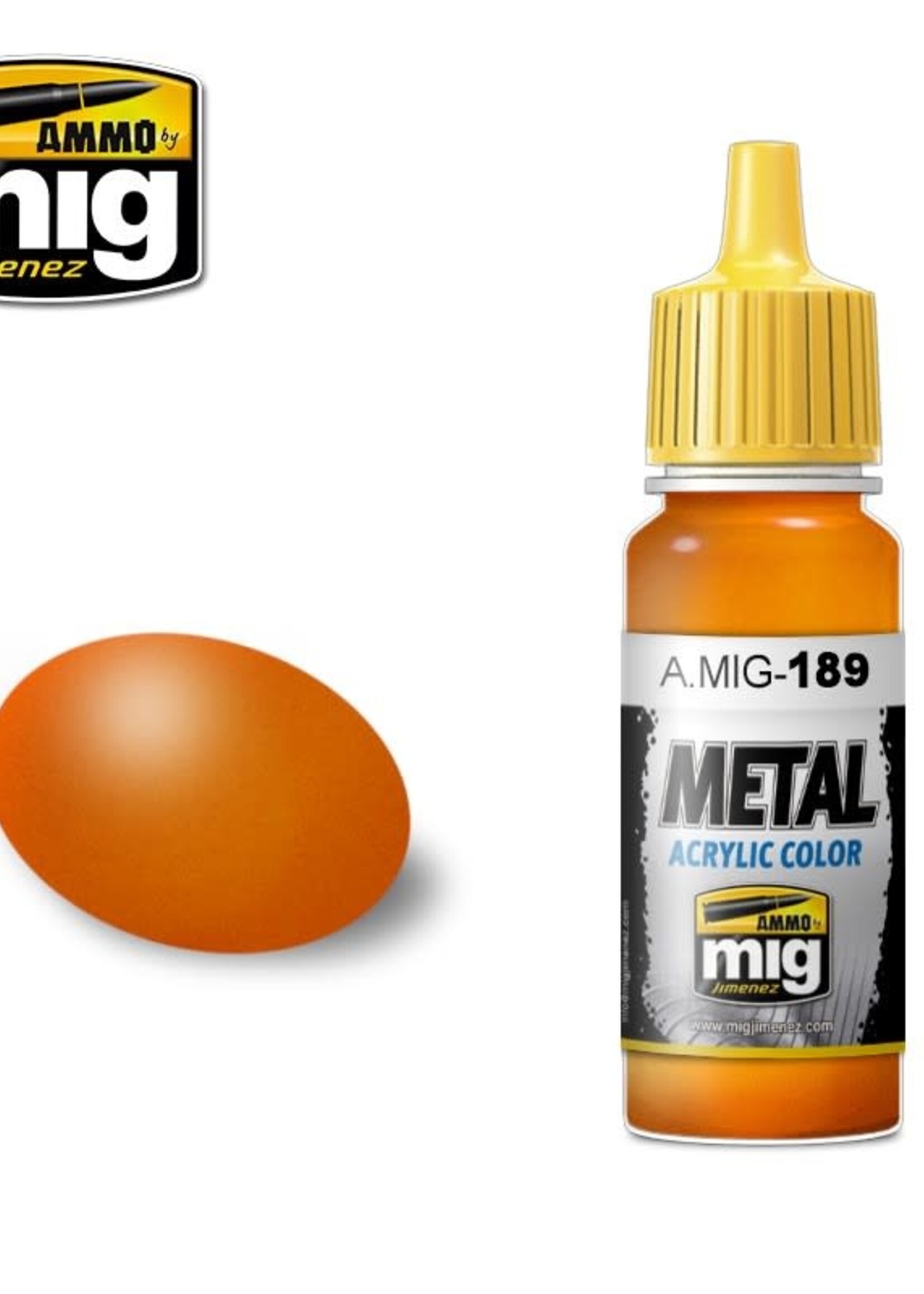 AMMO MIG AMMO MIG 0189 METALLIC ORANGE JAR 17ML