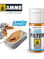 AMMO MIG AMMO MIG 0818 ACRYLIC FILTER ORANGE JAR 15 ML (5/21) *