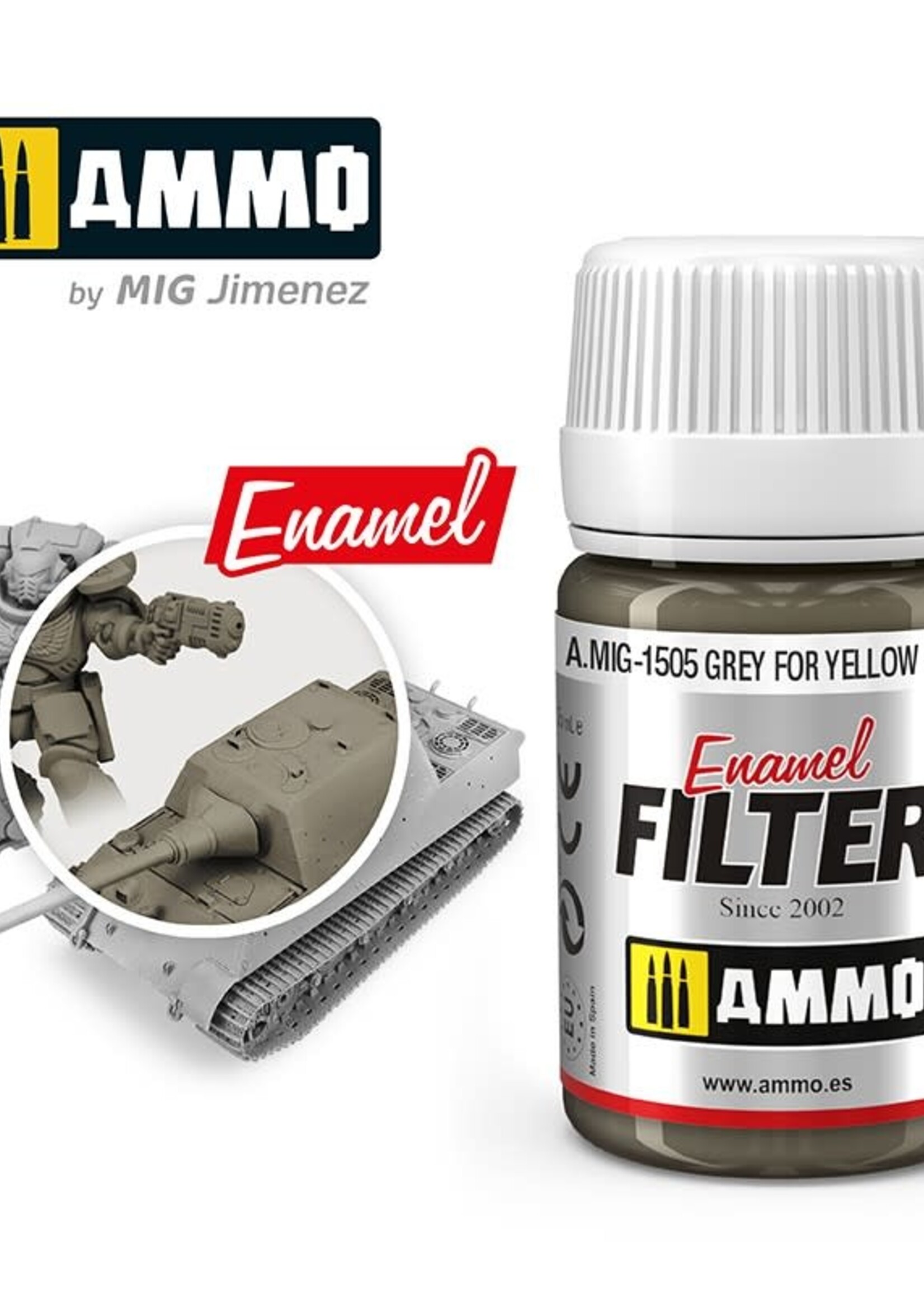 AMMO MIG AMMO MIG 1505 GREY FOR YELLOW SAND JAR 35 ML