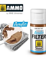 AMMO MIG AMMO MIG 0821 ACRYLIC FILTER RUST JAR 15 ML (5/21) *