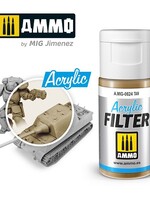 AMMO MIG AMMO MIG 0824 ACRYLIC FILTER TAN JAR 15 ML (5/21) *