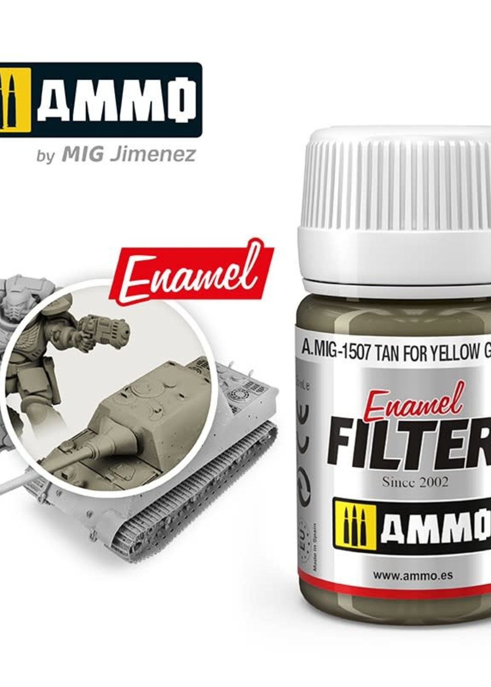 AMMO MIG AMMO MIG 1507 TAN FOR YELLOW GREEN JAR 35 ML