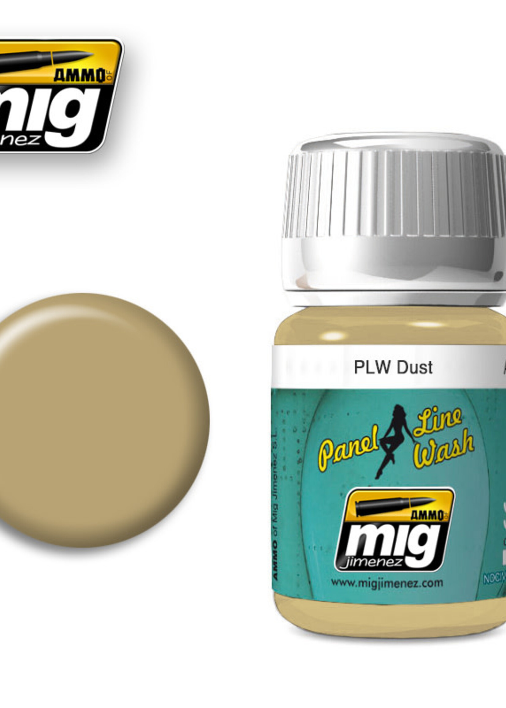 AMMO MIG AMMO MIG 1620 PANEL LINE WASH DUST JAR 35 ML