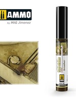 AMMO MIG AMMO MIG 1801 EFFECTS BRUSHER FUEL STAINS JAR 10 ML (8/21) *