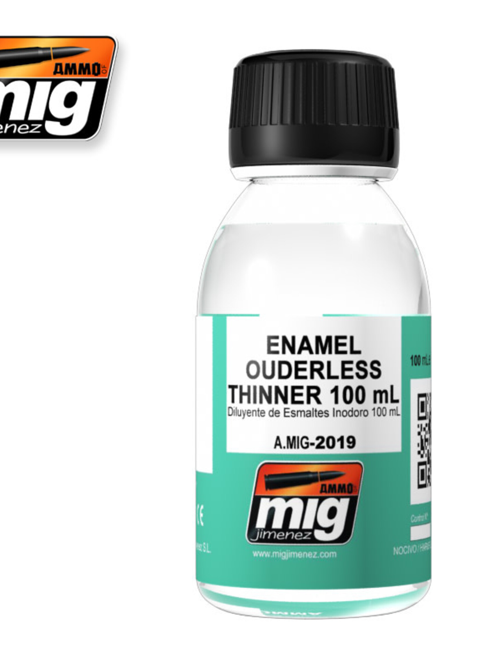 AMMO MIG AMMO MIG 2019 ENAMEL OUDERLESS THINNER JAR 100 ML