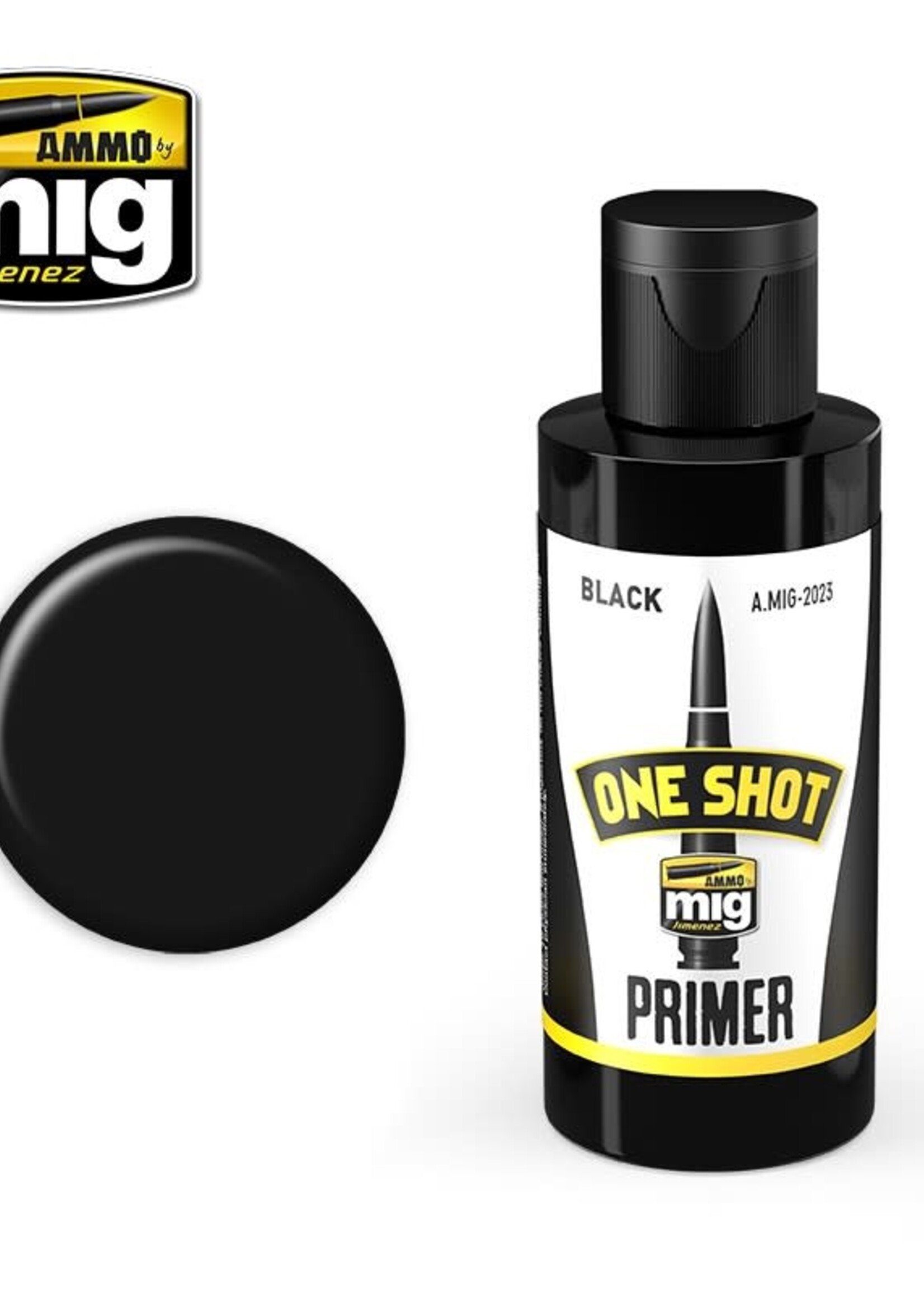 AMMO MIG AMMO MIG 2023 ONE SHOT PRIMER - BLACK JAR 60 ML