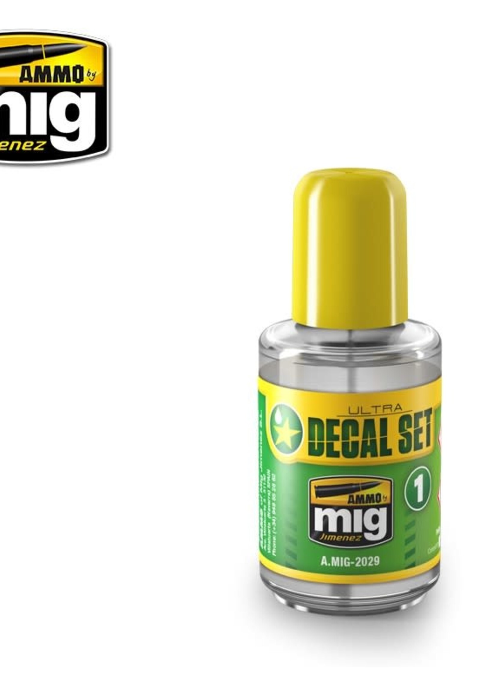 AMMO MIG AMMO MIG 2029 ULTRA DECAL-SET JAR 30 ML