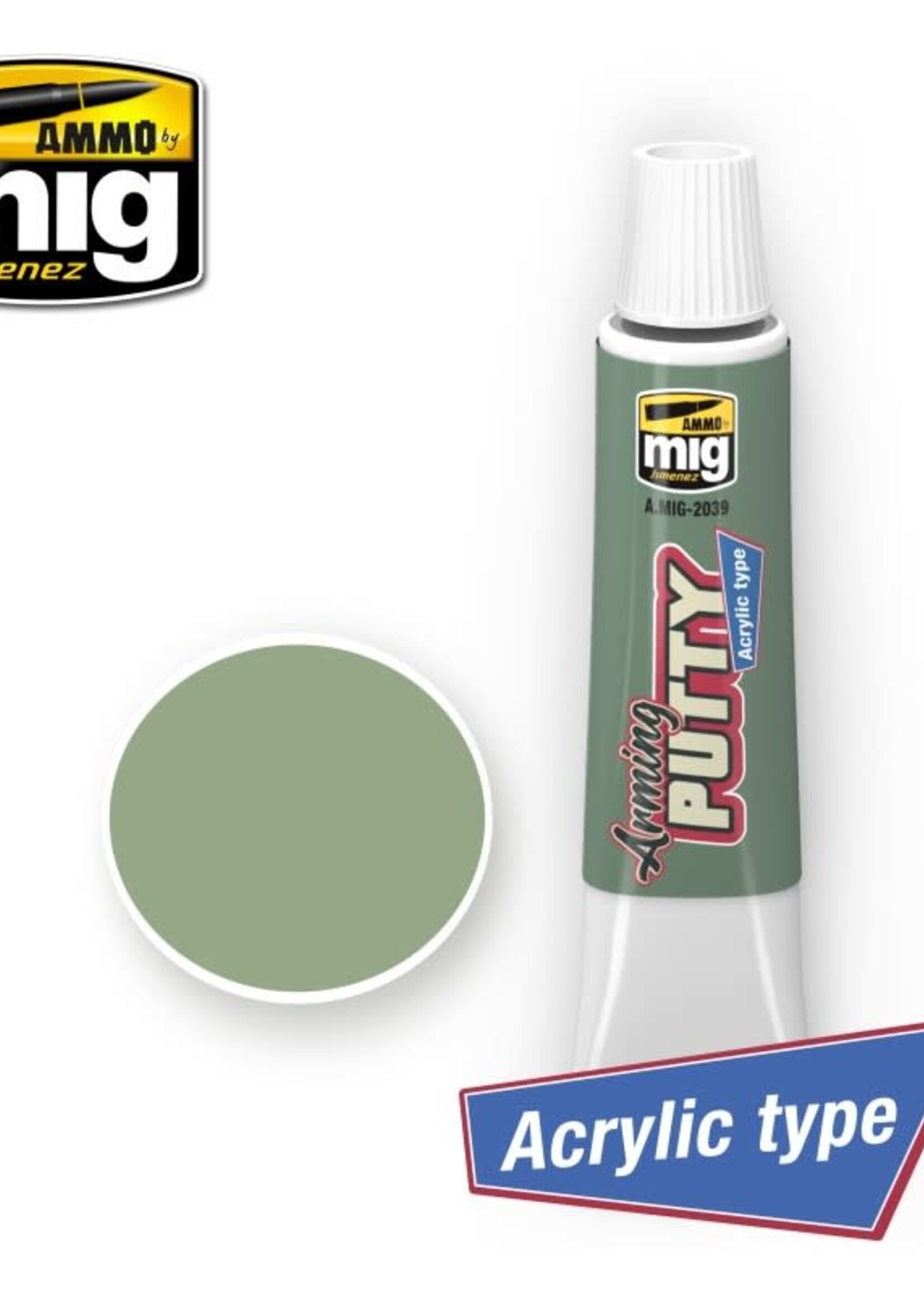 AMMO MIG AMMO MIG 2039 ARMING PUTTY ACRYLIC TYPE TUBE 20 ML