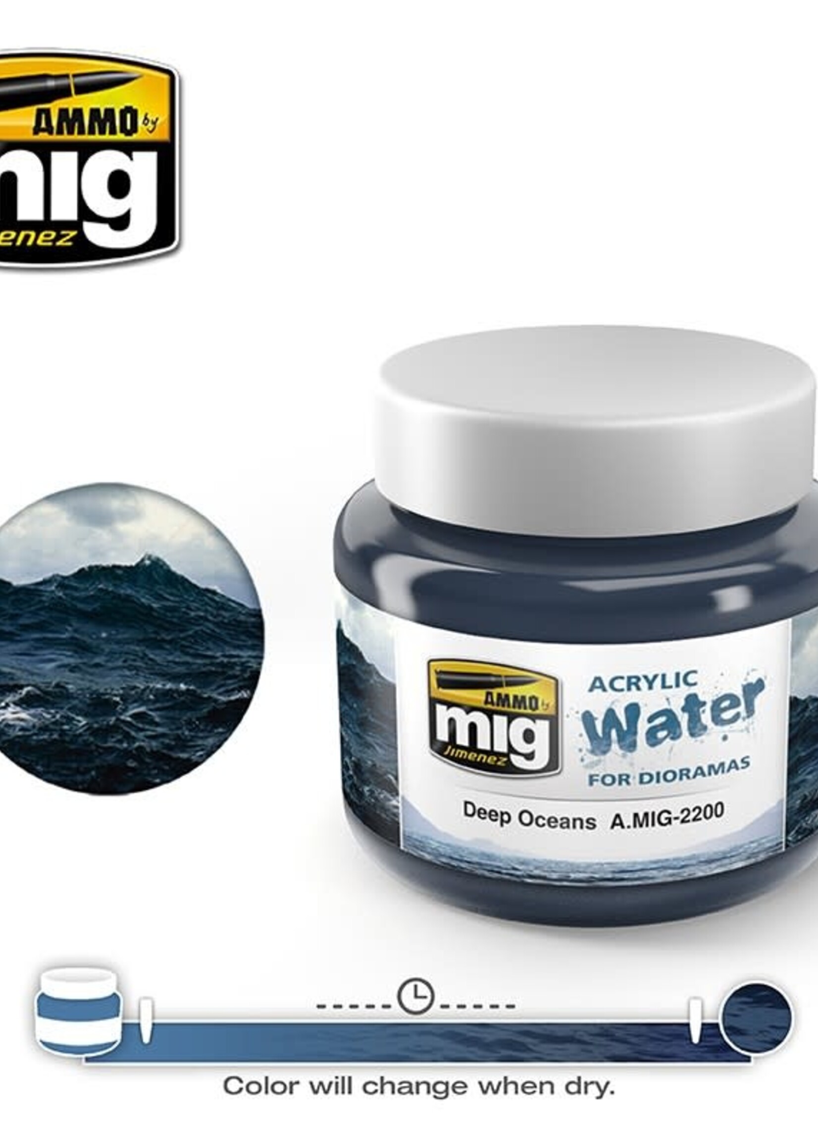 AMMO MIG AMMO MIG 2200 DEEP OCEANS JAR 250 ML