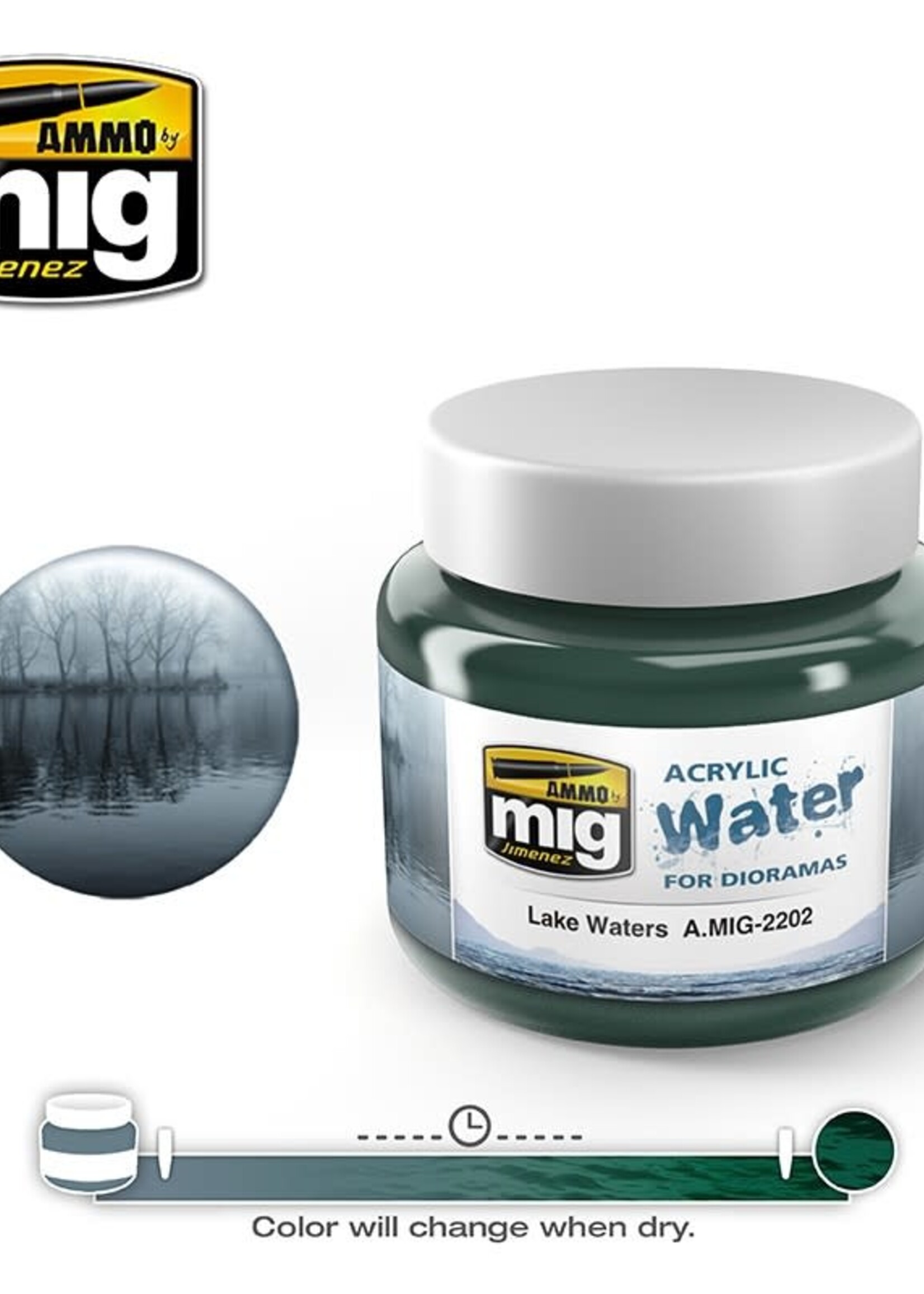 AMMO MIG AMMO MIG 2202 LAKE WATERS JAR 250 ML