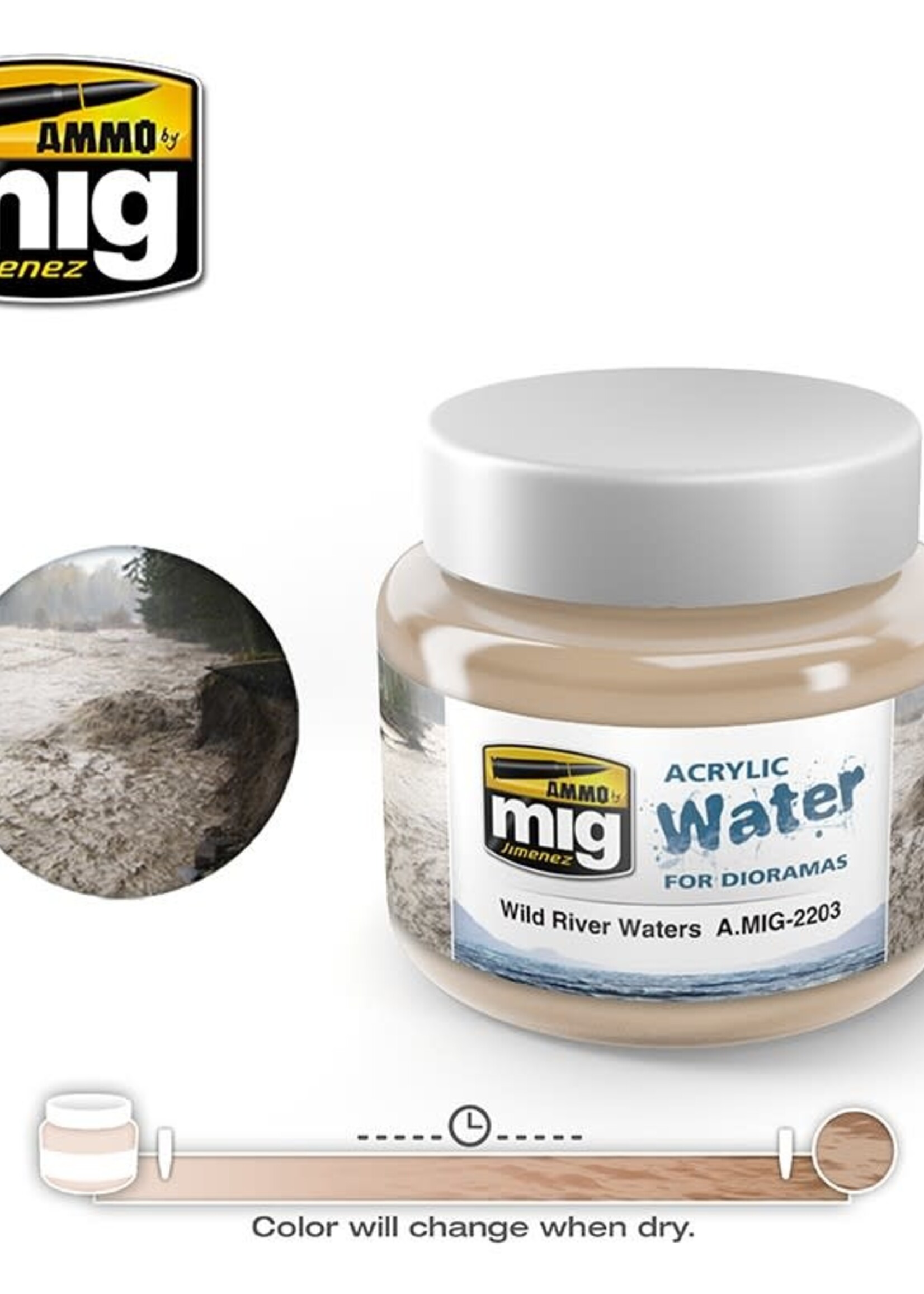 AMMO MIG AMMO MIG 2203 WILD RIVER WATERS JAR 250 ML