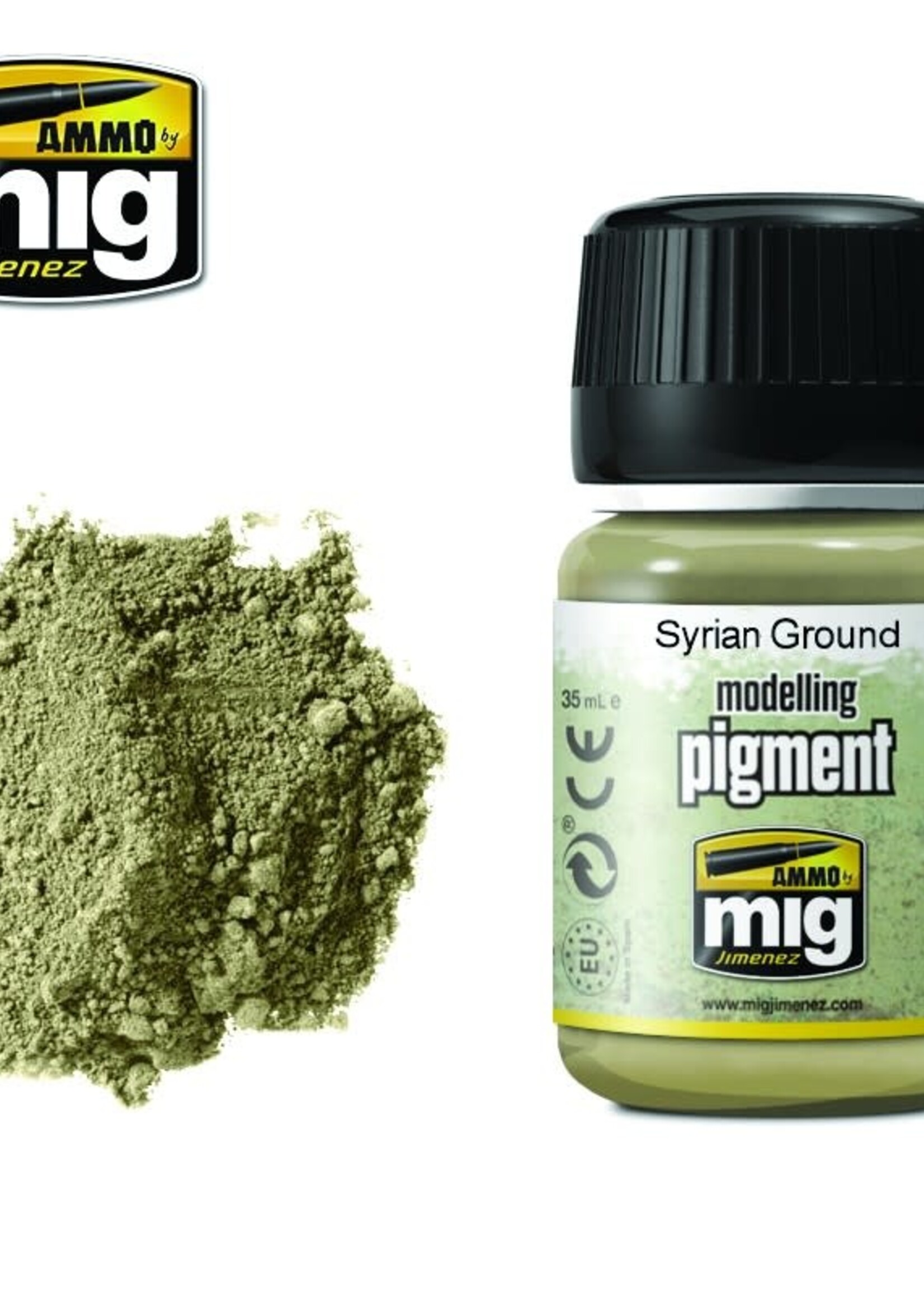 AMMO MIG AMMO MIG 3025 SUPERFINE PIGMENT SYRIAN GROUND JAR 35 ML