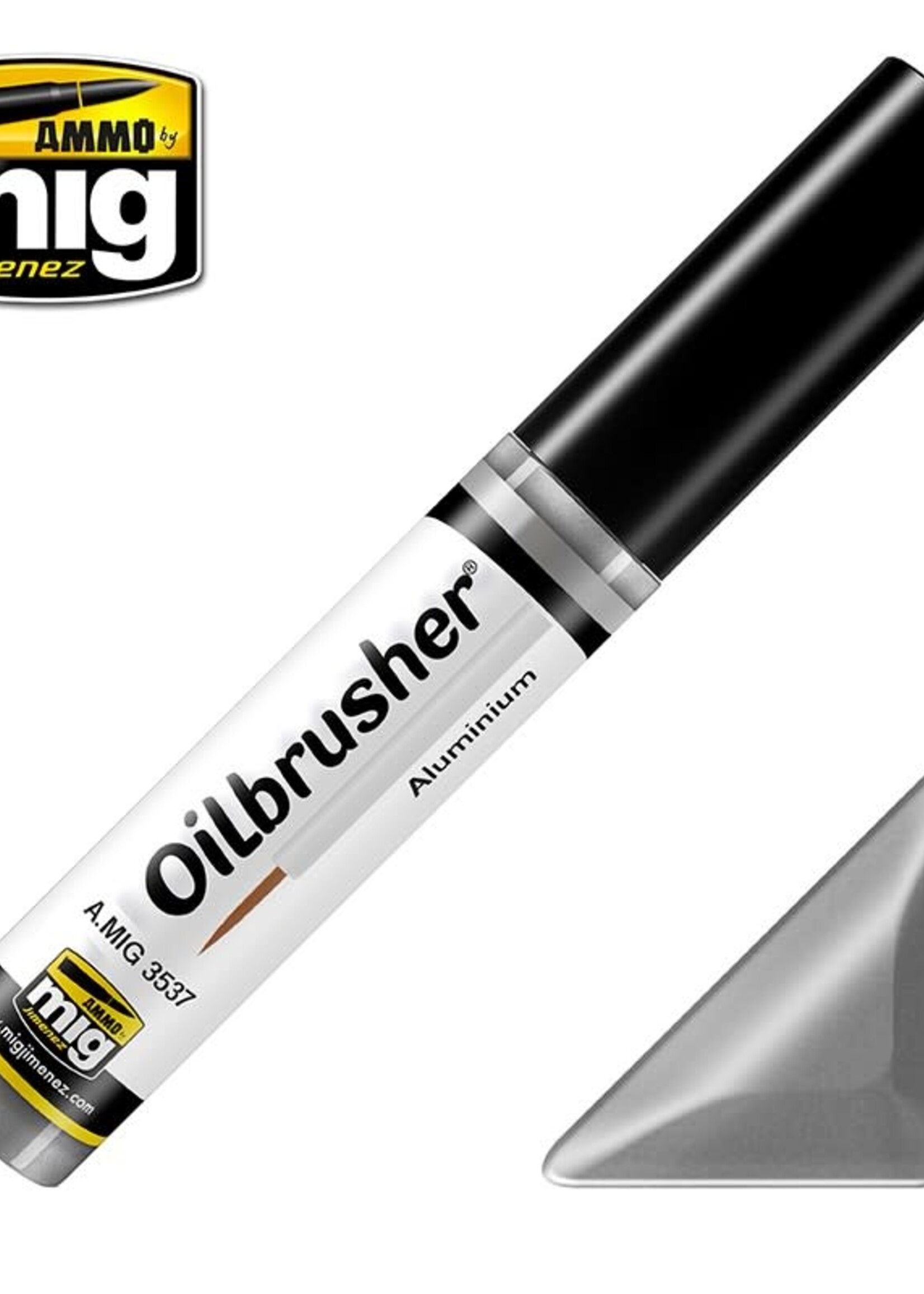 AMMO MIG AMMO MIG 3537 OILBRUSHERS ALUMINIUM JAR 10 ML