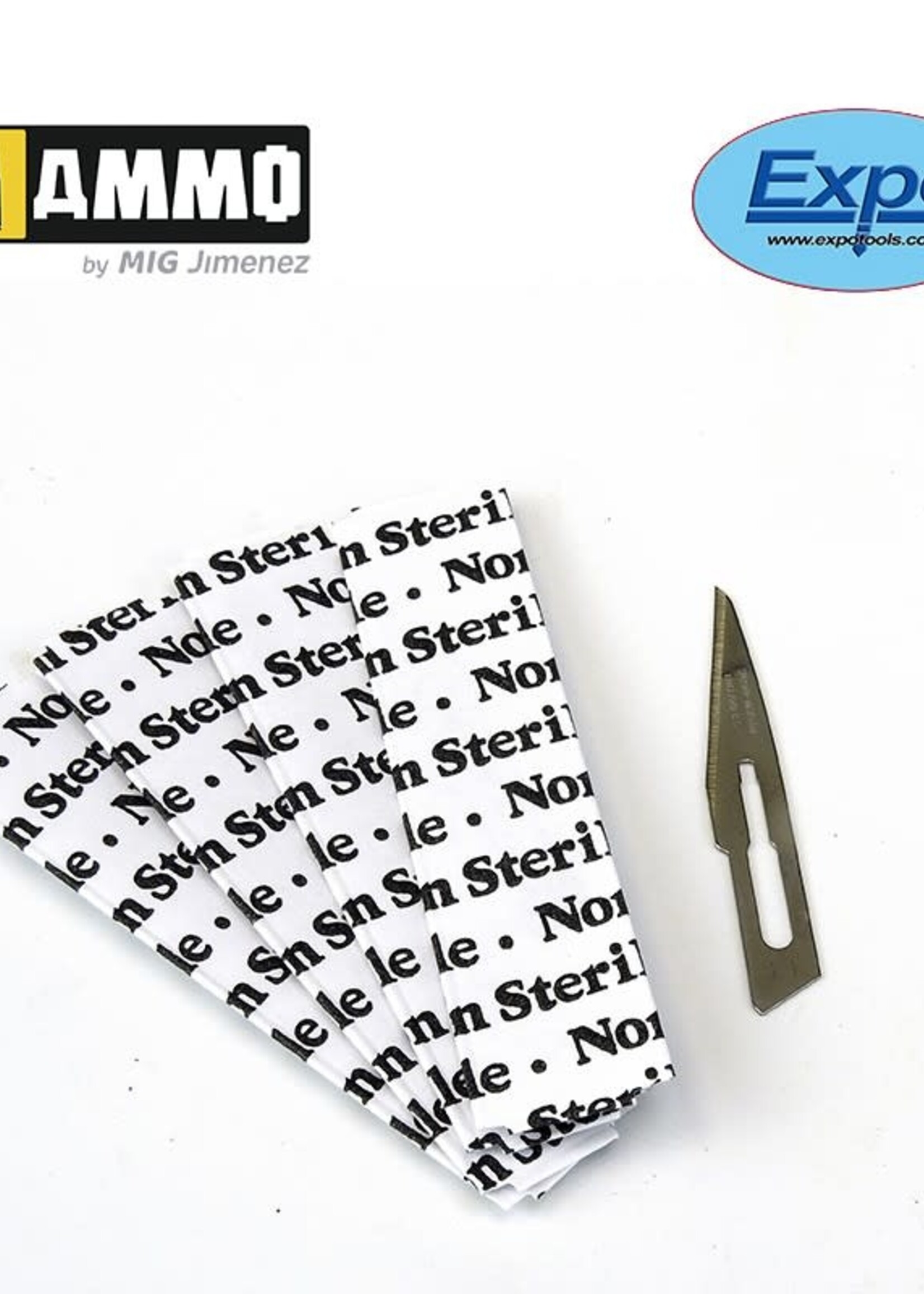 AMMO MIG AMMO MIG -EXPO78545 EXPO 1 X PACK OF 5NO 11 SCALPEL BLADES