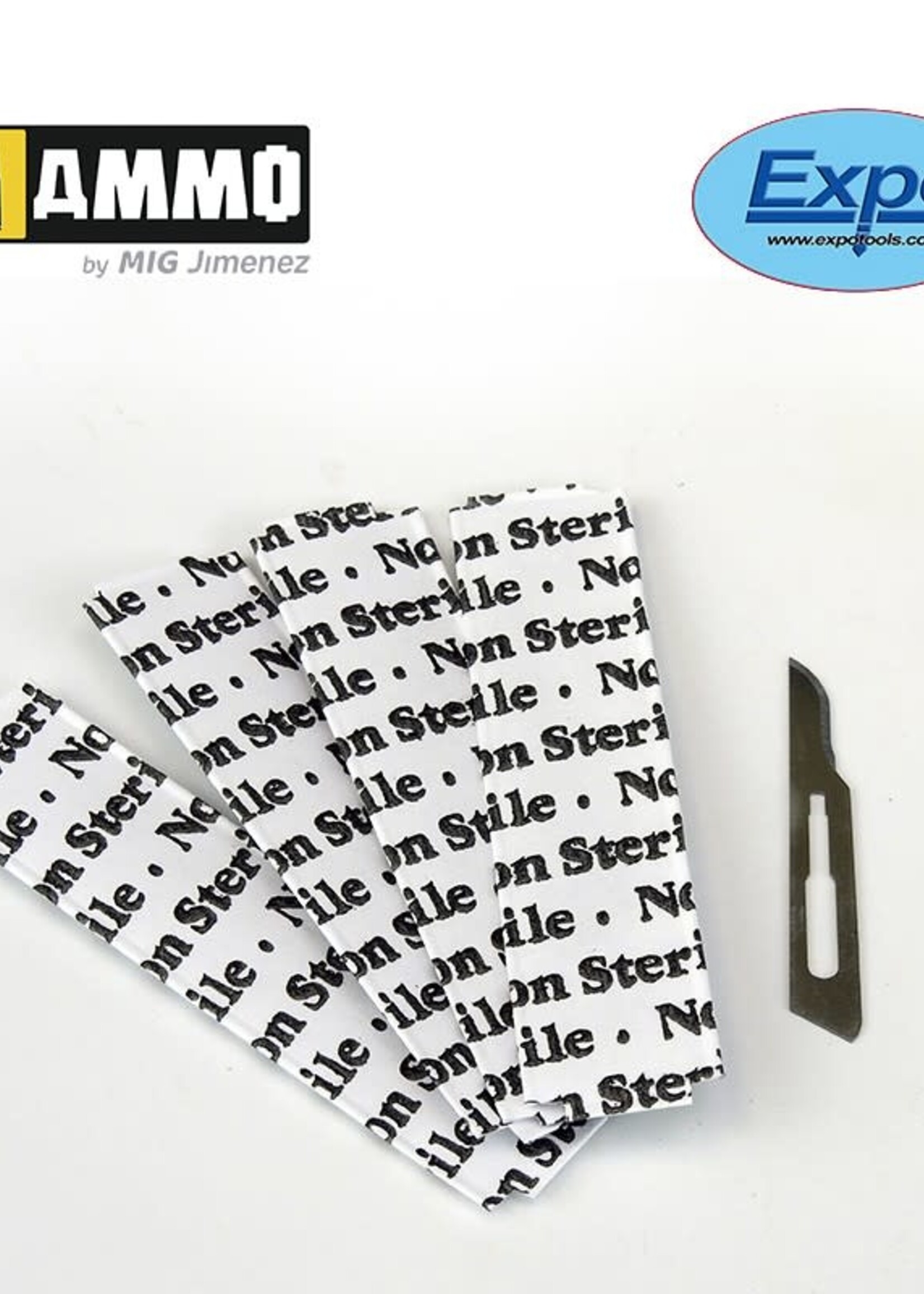 AMMO MIG AMMO MIG -EXPO78547 EXPO 1 X PACK OF 5NO 15 SCALPEL BLADES