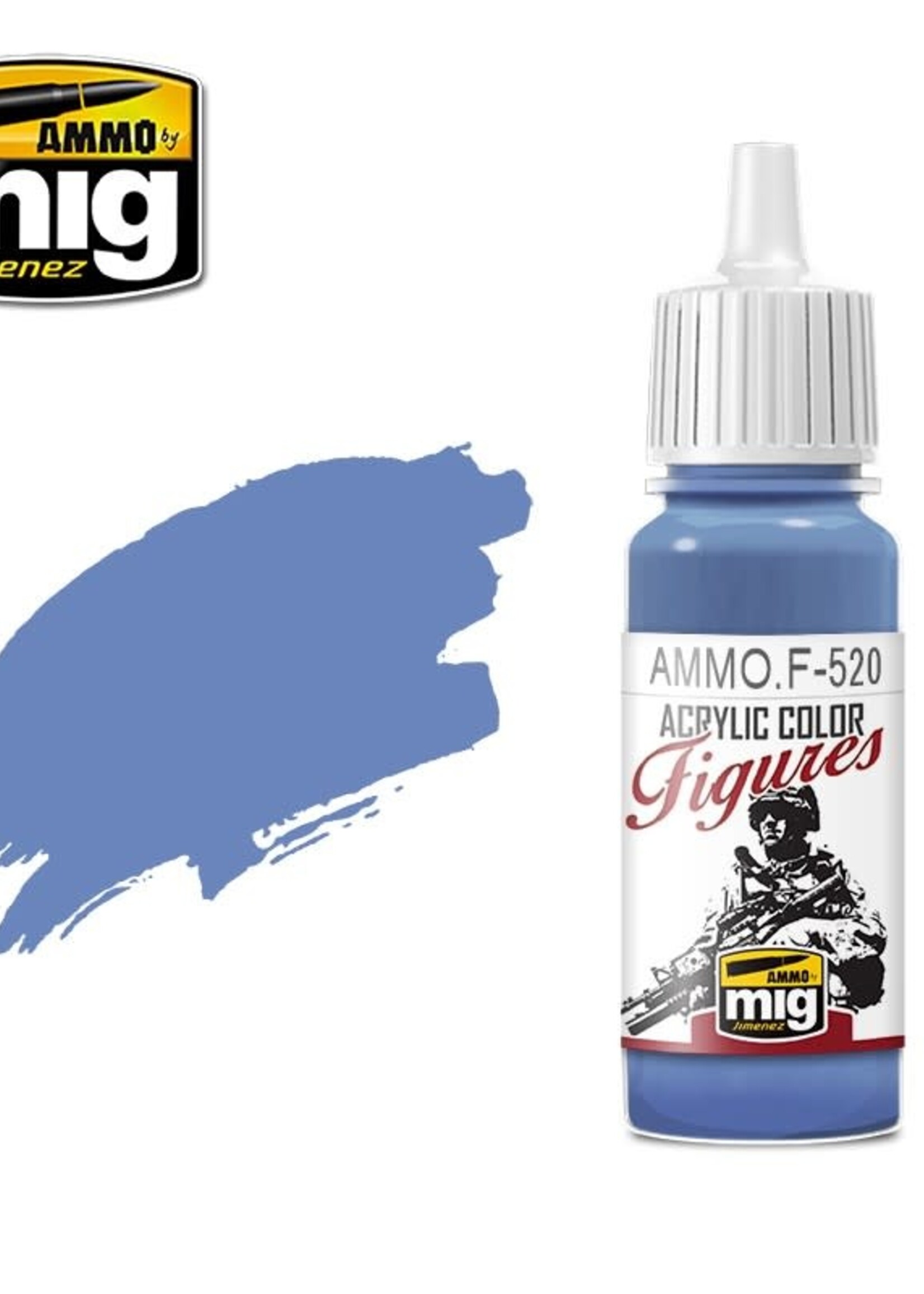 AMMO MIG AMMO MIG -F520 FIGURES PAINTS DEEP COBALT BLUE JAR 17ML