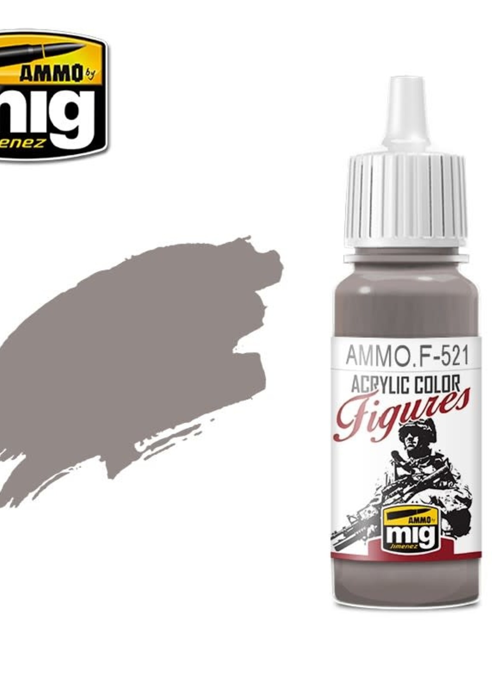 AMMO MIG AMMO MIG -F521 FIGURES PAINTS GREY LIGHT BROWN JAR 17ML