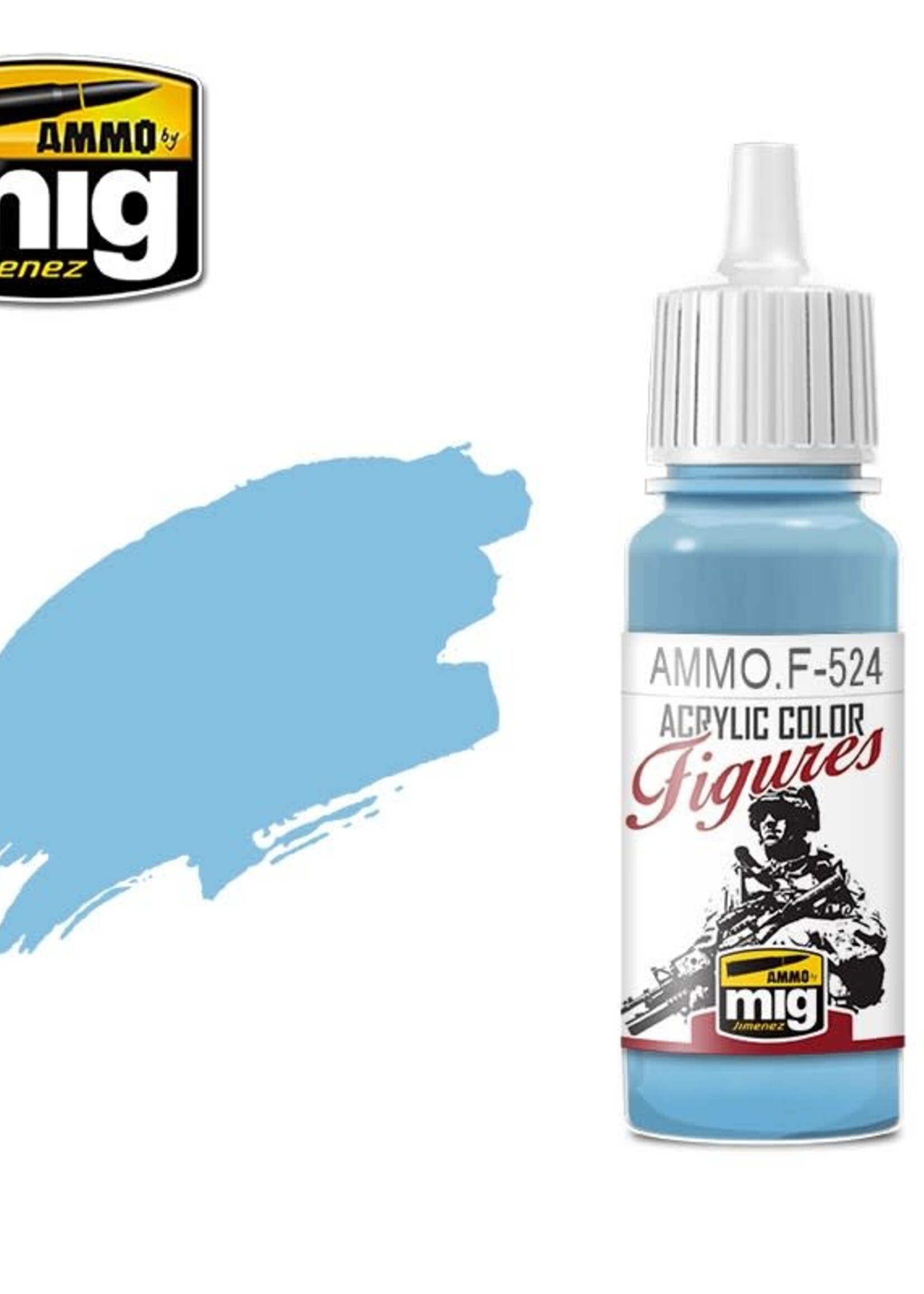 AMMO MIG AMMO MIG -F524 FIGURES PAINTS LIGHT SKY BLUE JAR 17ML