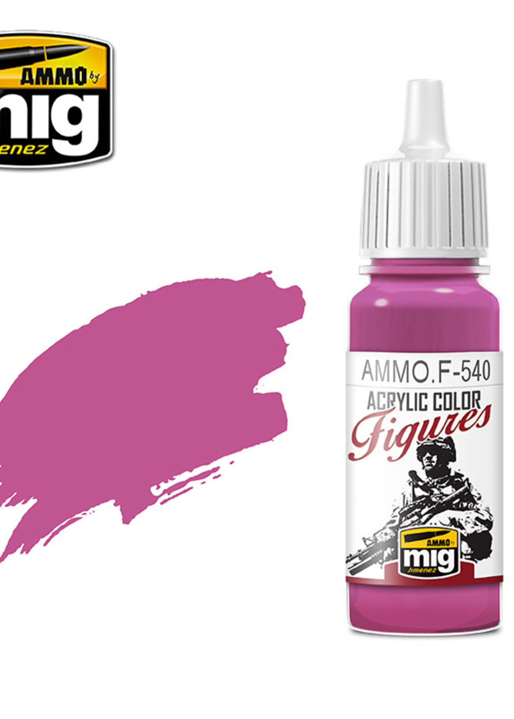AMMO MIG AMMO MIG -F540 FIGURES PAINTS MAGENTA JAR 17ML (4/21) *
