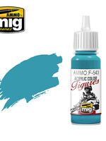 AMMO MIG AMMO MIG -F543 FIGURES PAINTS GREEN BLUE JAR 17ML (4/21) *