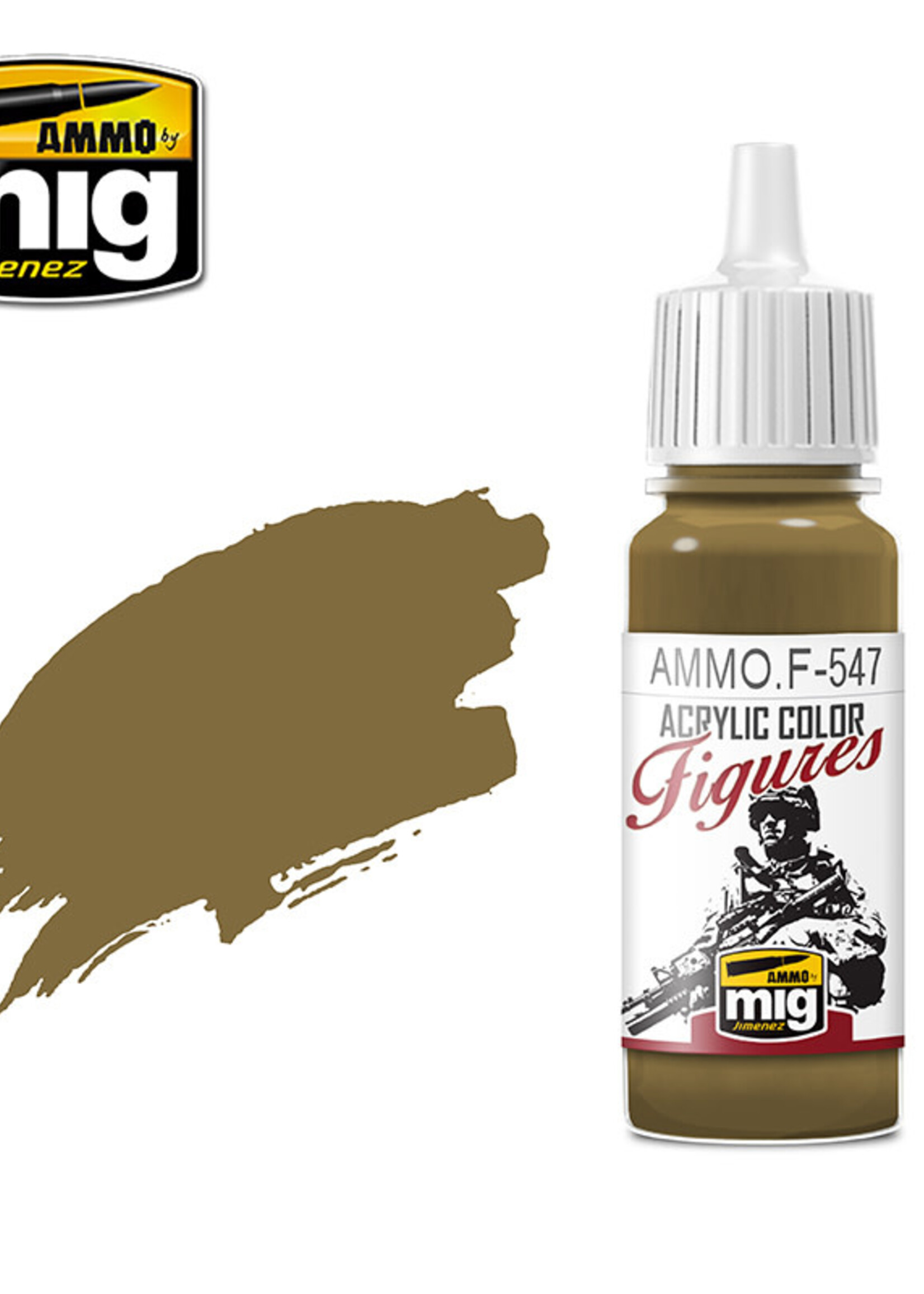 AMMO MIG AMMO MIG -F547 FIGURES PAINTS PALE EARTH JAR 17ML (4/21) *