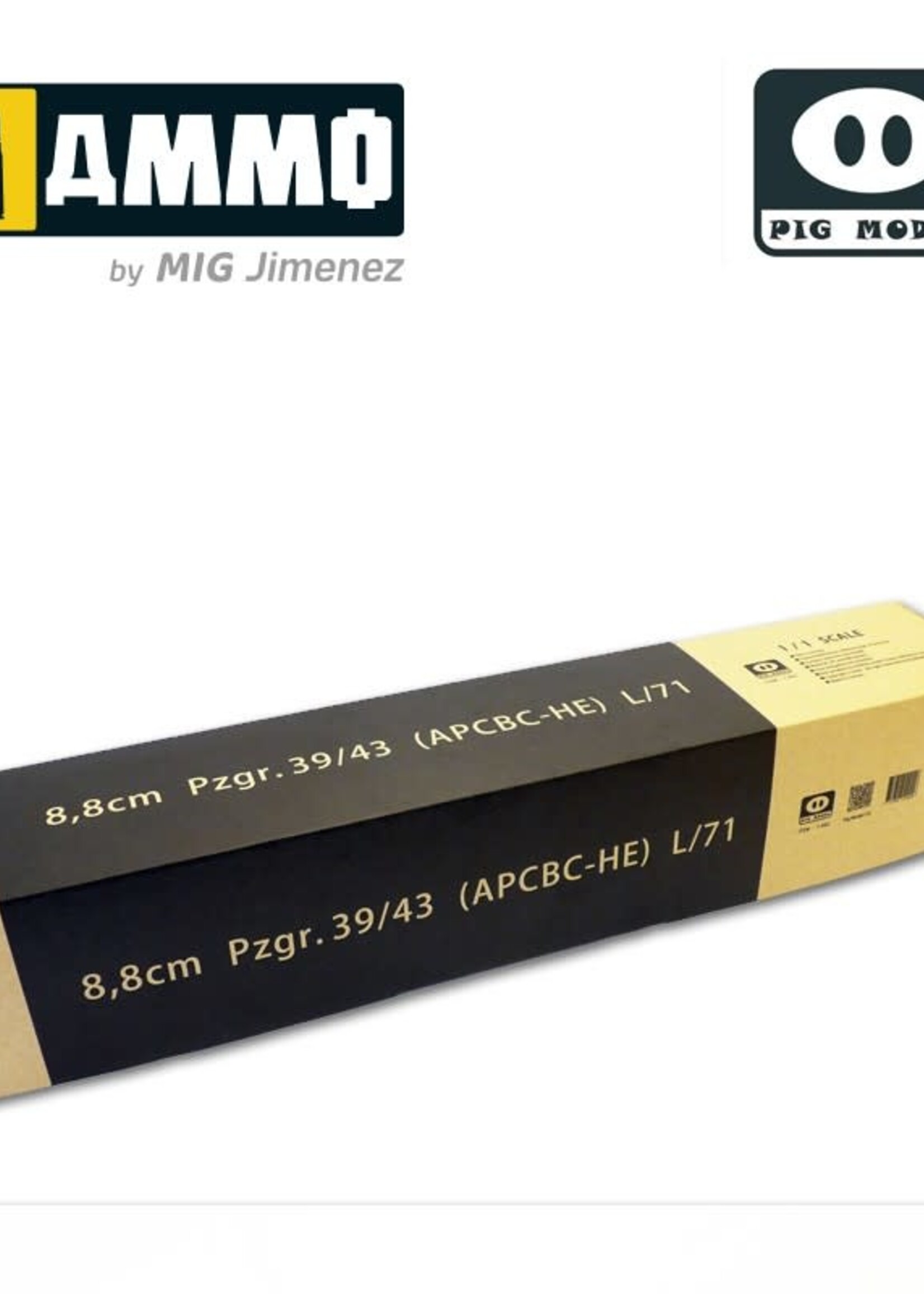 AMMO MIG AMMO MIG -PMODEL002 1/1 8,8 CM PZGR.39/43 APCBC-HE L71