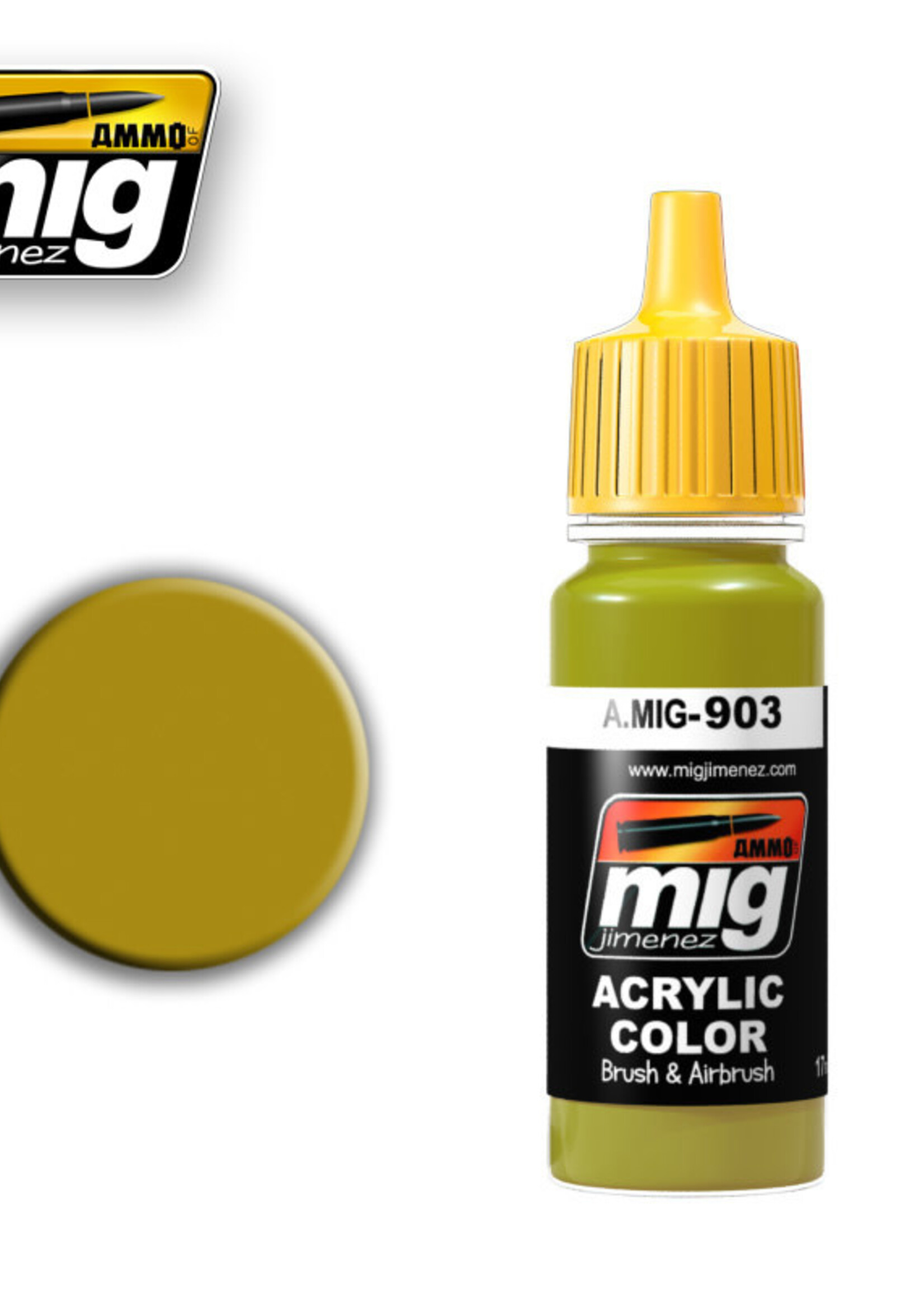 AMMO MIG AMMO MIG 0903 DARK YELLOW LIGHT BASE JAR 17ML