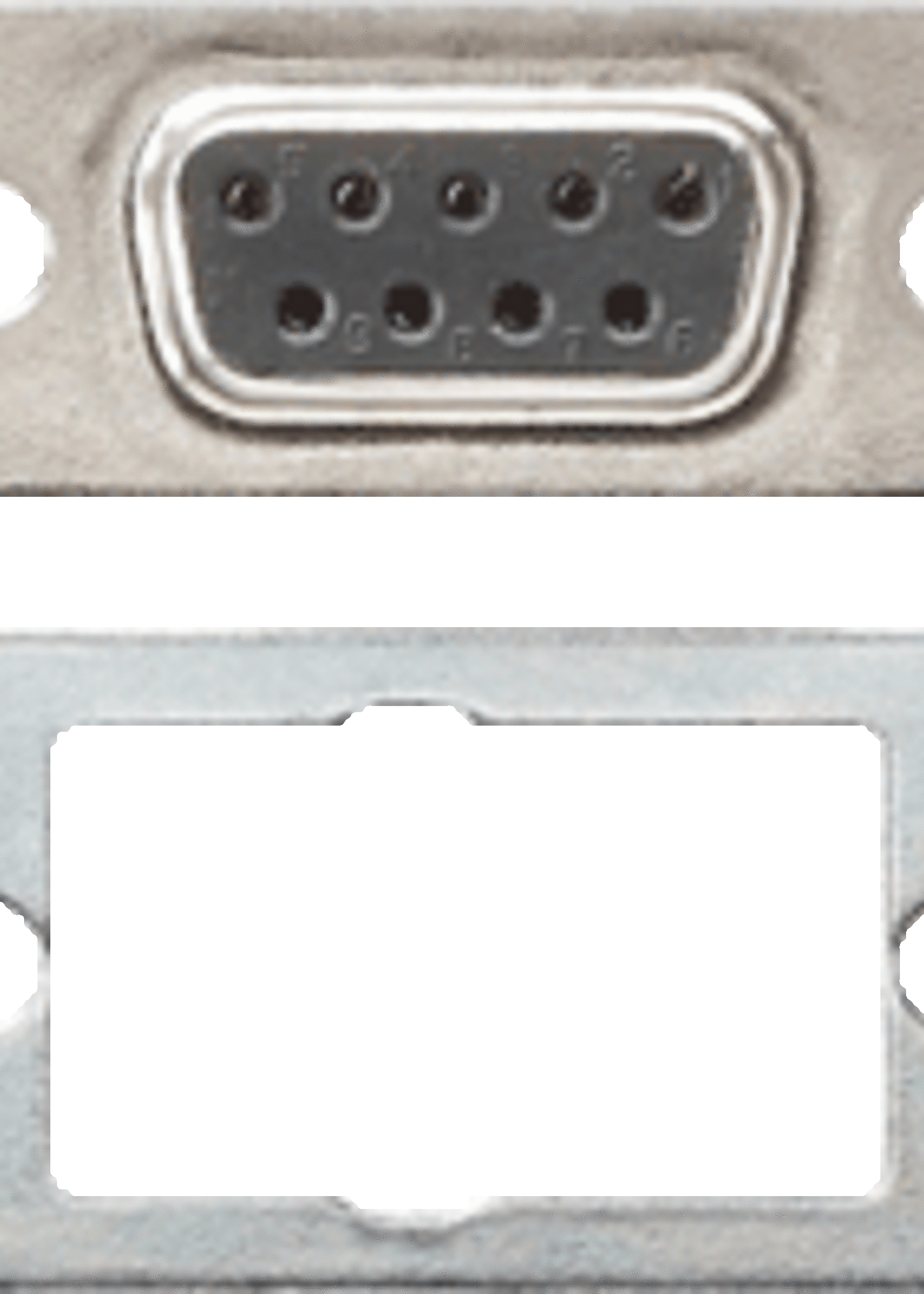 GIRA Inbouw unit Sub-D 9-polig female