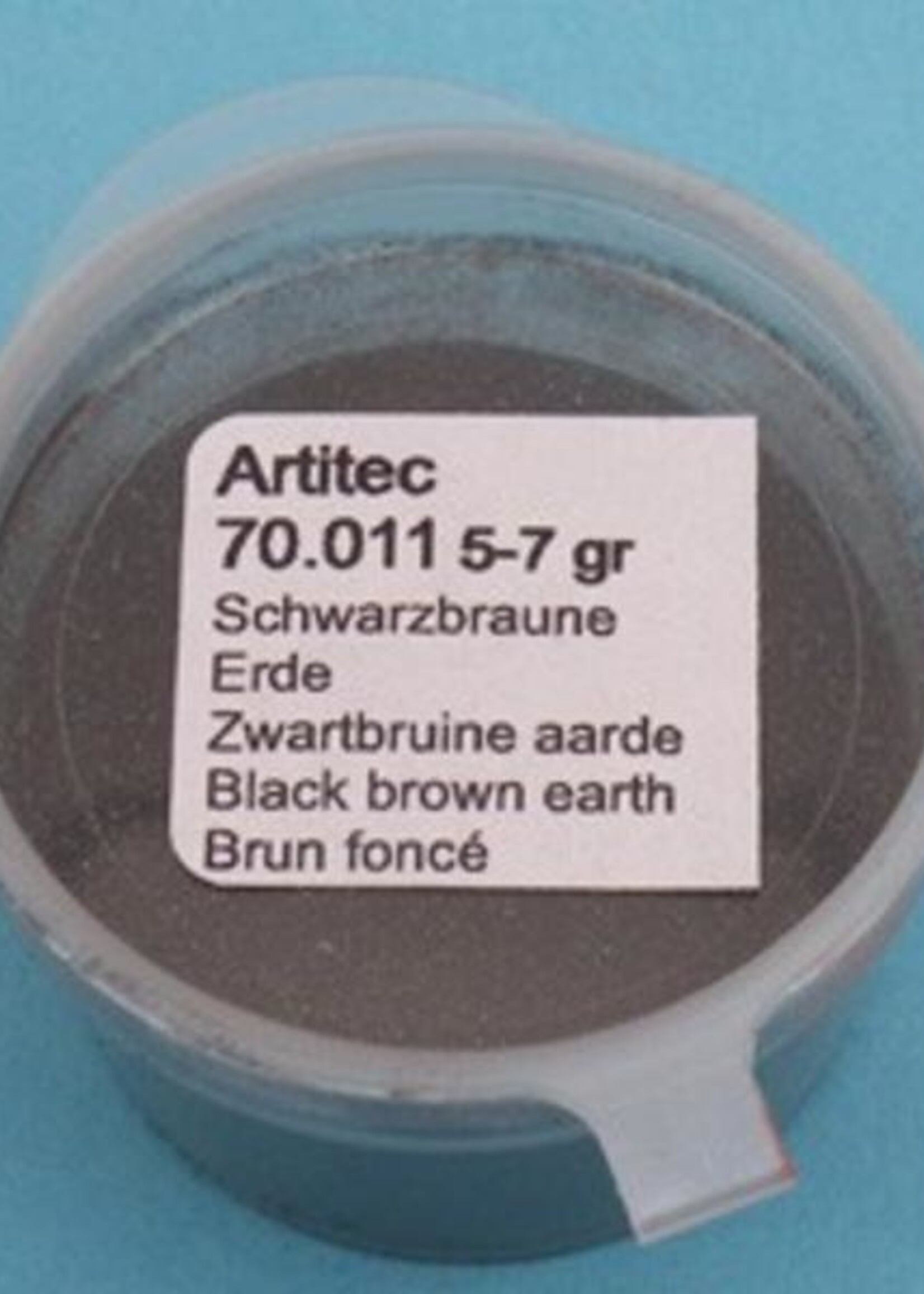 Artitec 70.011 Zwartbruine aarde (modelbouwpoeder)