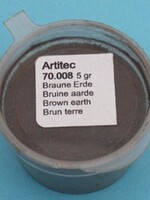 Artitec 70.008 Bruine aarde (modelbouwpoeder)