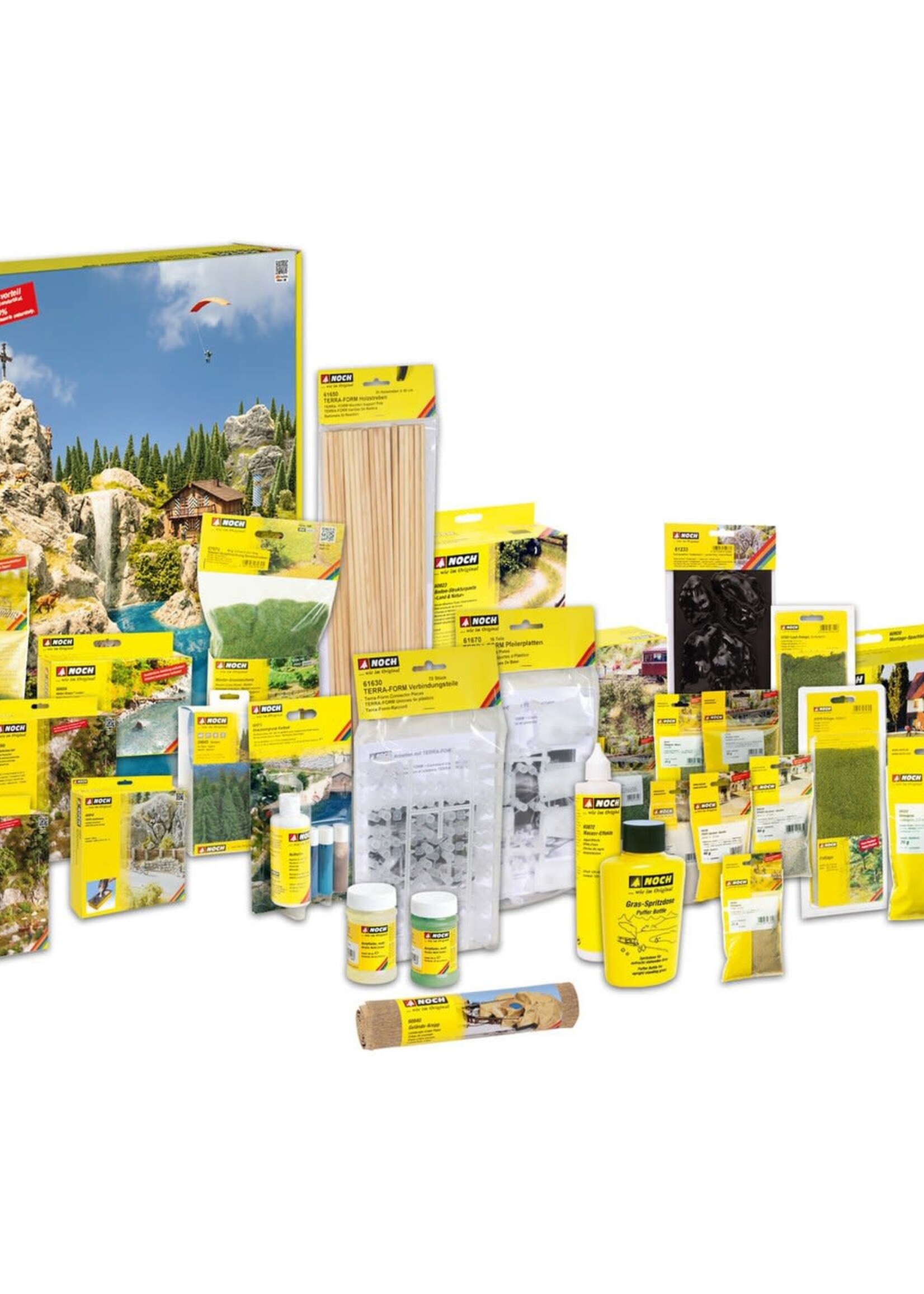 NOCH NOCH 60780 Landschaftsbau-Grundausstattungs-Paket H0,TT,N,Z