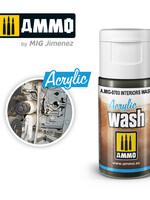 AMMO MIG AMMO MIG 0703 ACRYLIC WASH INTERIORS WASH JAR 15 ML