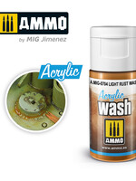 AMMO MIG AMMO MIG 0704 ACRYLIC WASH LIGHT RUST WASH JAR 15 ML