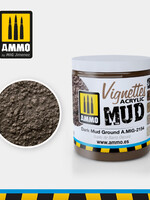AMMO MIG AMMO MIG 2154 VIGNETTES ACRYLIC DARK MUD GROUND 1 JAR 100ML