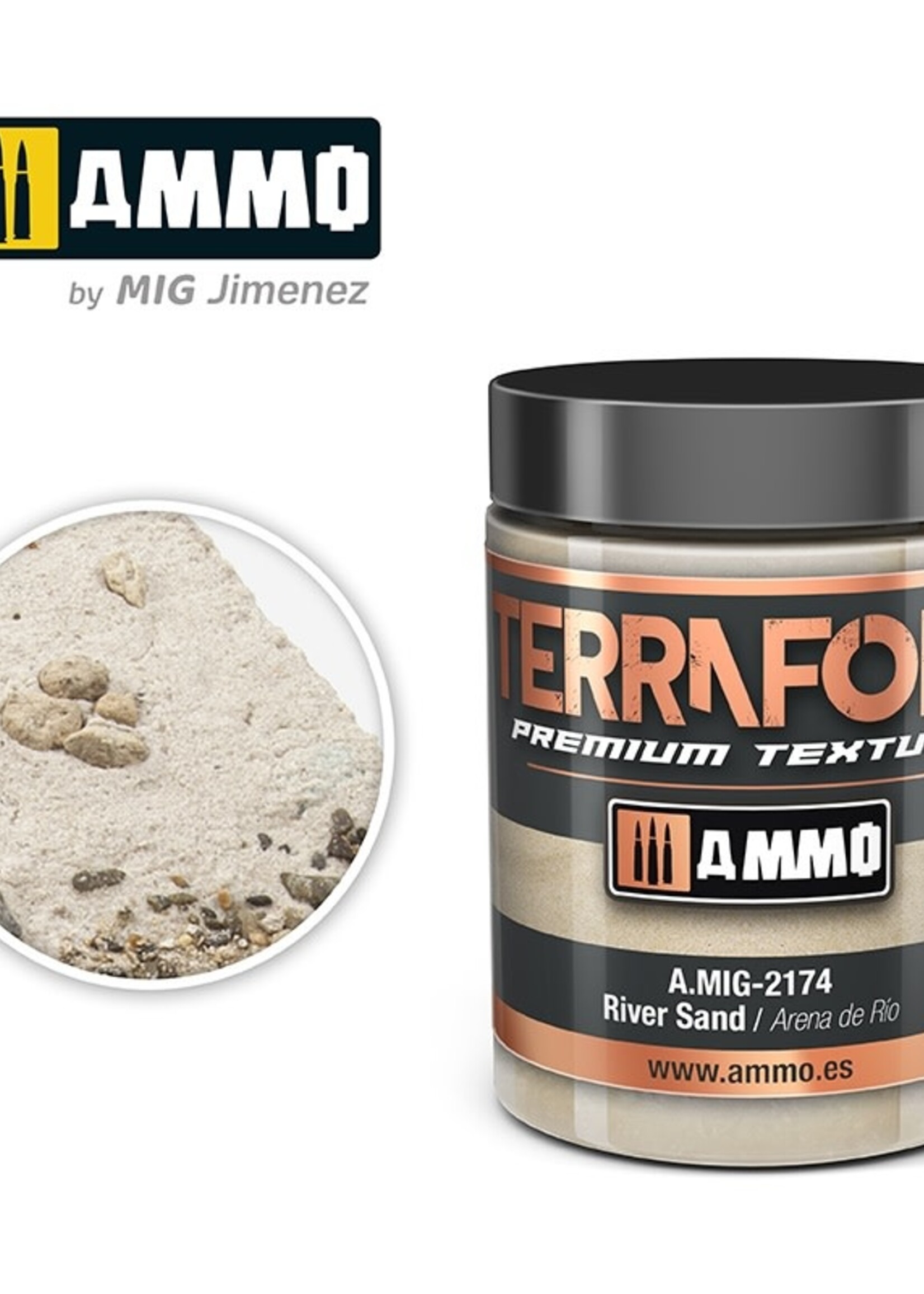 AMMO MIG AMMO MIG 2174 TERRAFORM RIVER SAND JAR 100 ML