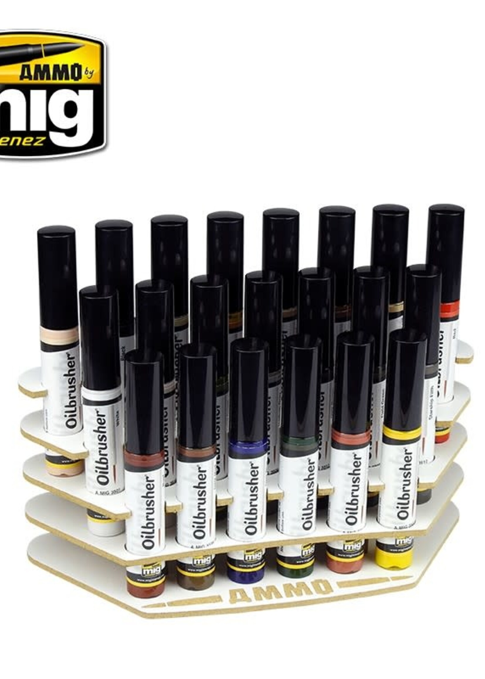 AMMO MIG AMMO MIG 8020 OILBRUSHERS ORGANIZER 21 OILBRUSHERS