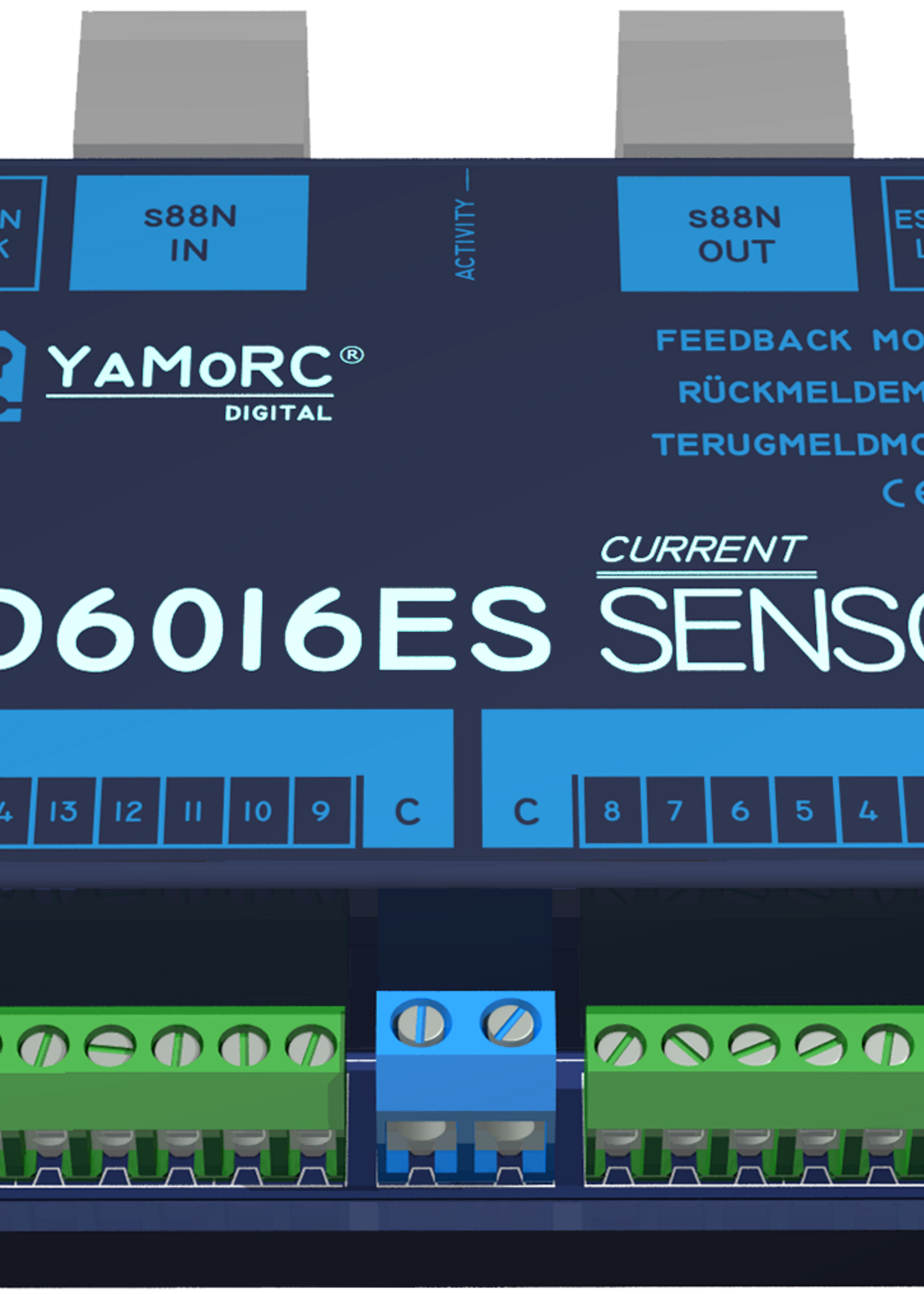 YaMoRC YaMoRC YD6016ES-CS Rückmeldemodul 16x S88N, Stromerkennung (CS)