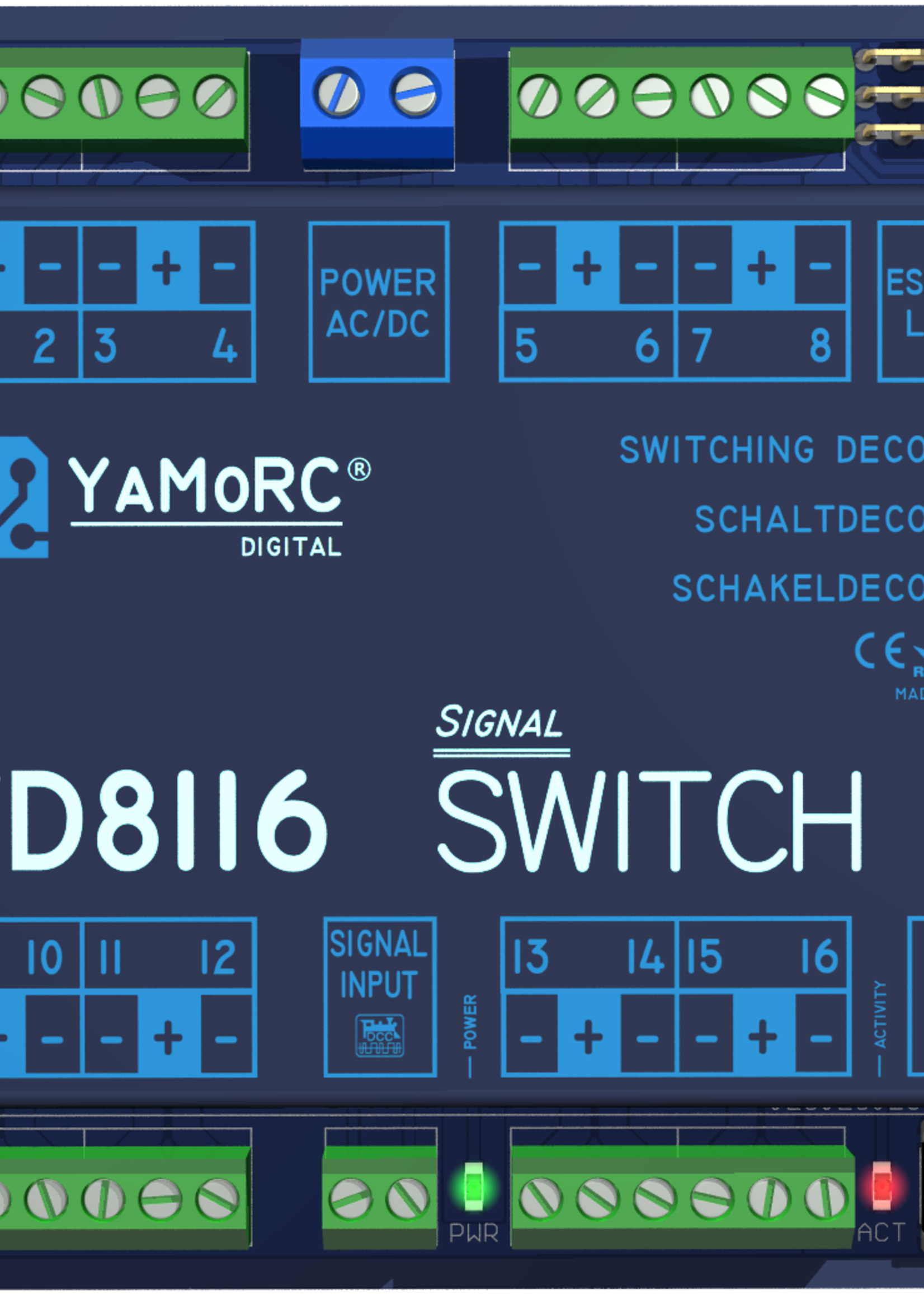 YaMoRC YaMoRC YD8116 Signal- und Licht-Decoder