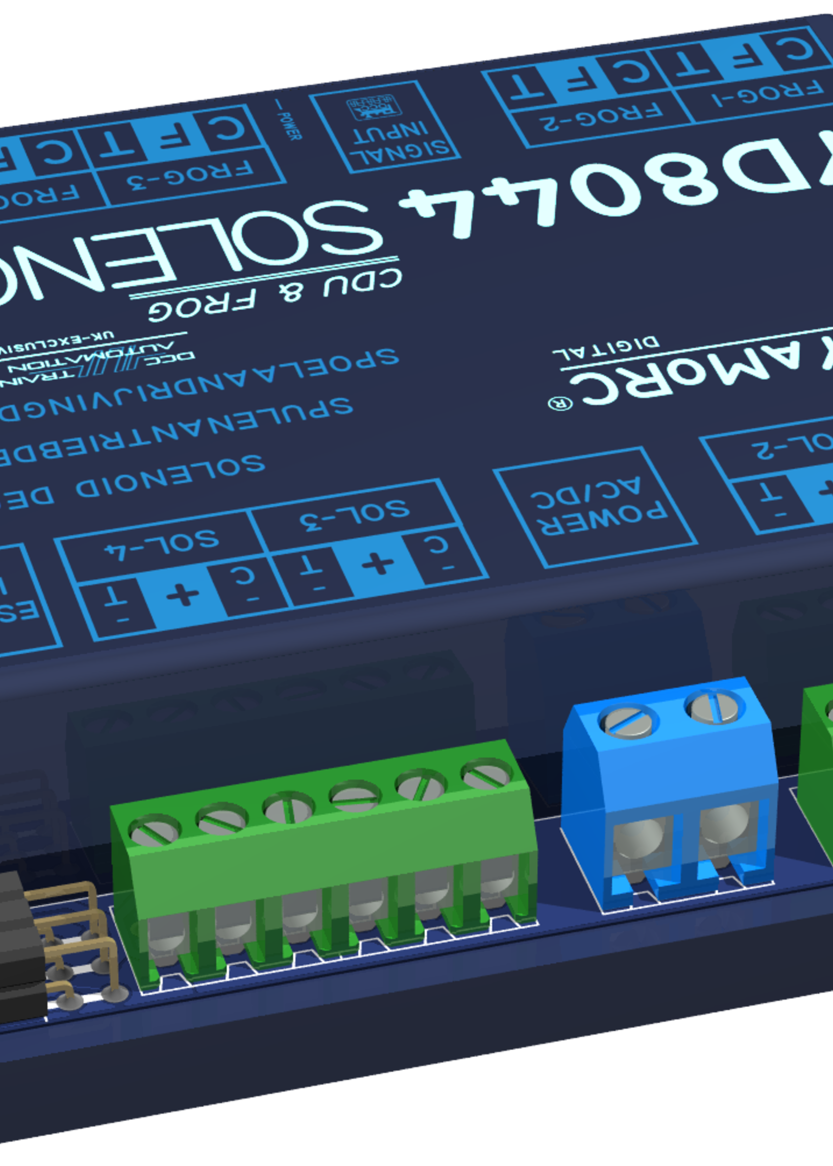 YaMoRC YaMoRC YD8044 Schakeldecoder 4x Magneetspoelaandrijving met hartstukpolarisatie