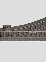 Marklin MÄRKLIN 24611 Weiche links r437,5 mm,24,3 G