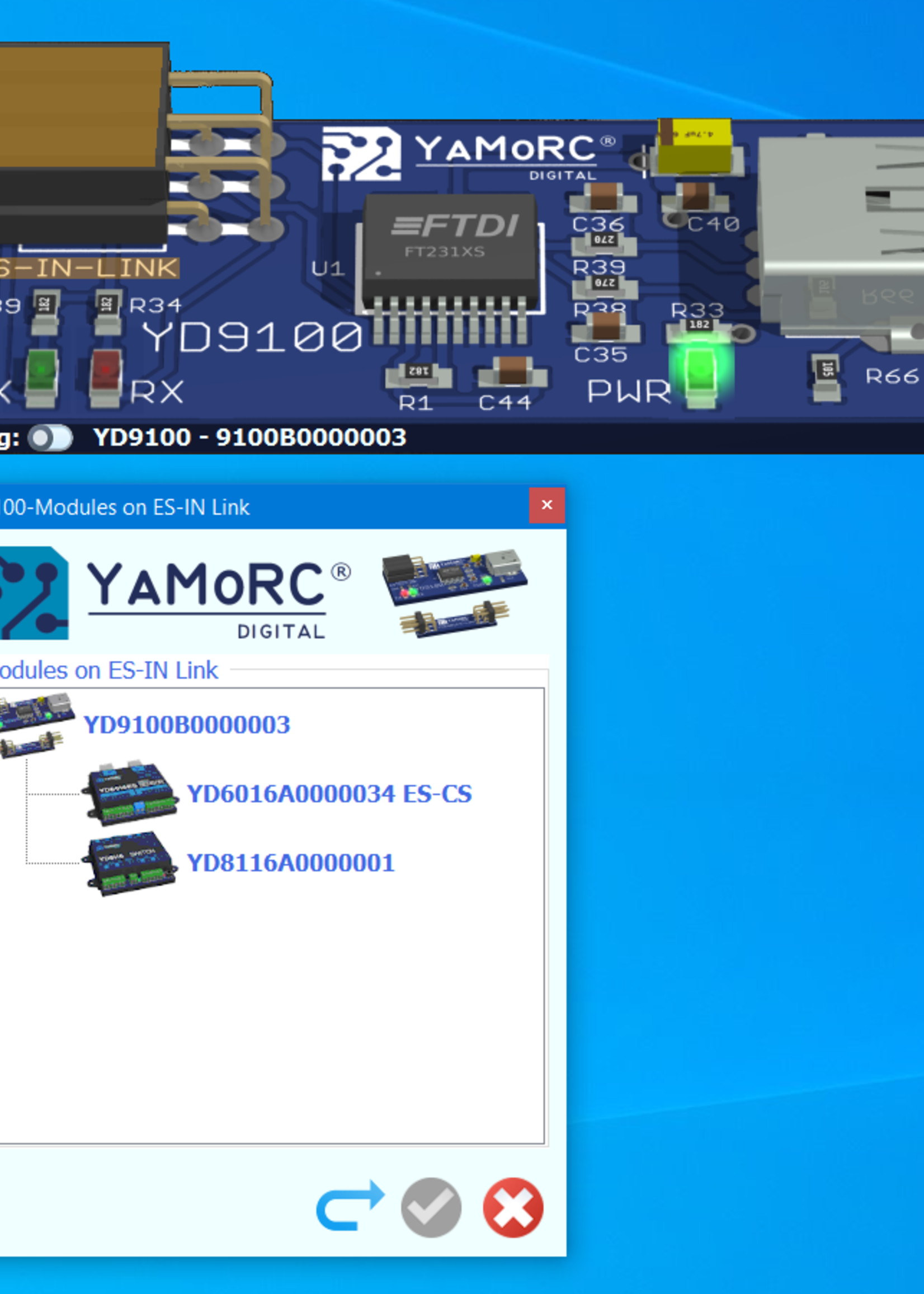 YaMoRC YaMoRC YD9100 USB Konfigurationsmodul