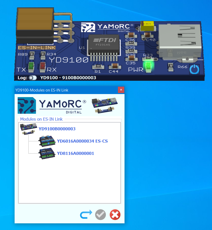 YaMoRC YD9100 USB Configuration Module