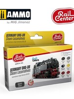 AMMO MIG AMMO MIG R-1005 GERMANY DRG-DB STEAM LOCOMOTIVES EP II 15ML 6 JARS