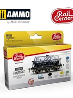 AMMO MIG AMMO MIG R-1009 BRITISH FREIGHT CARS 15ML 6 JARS