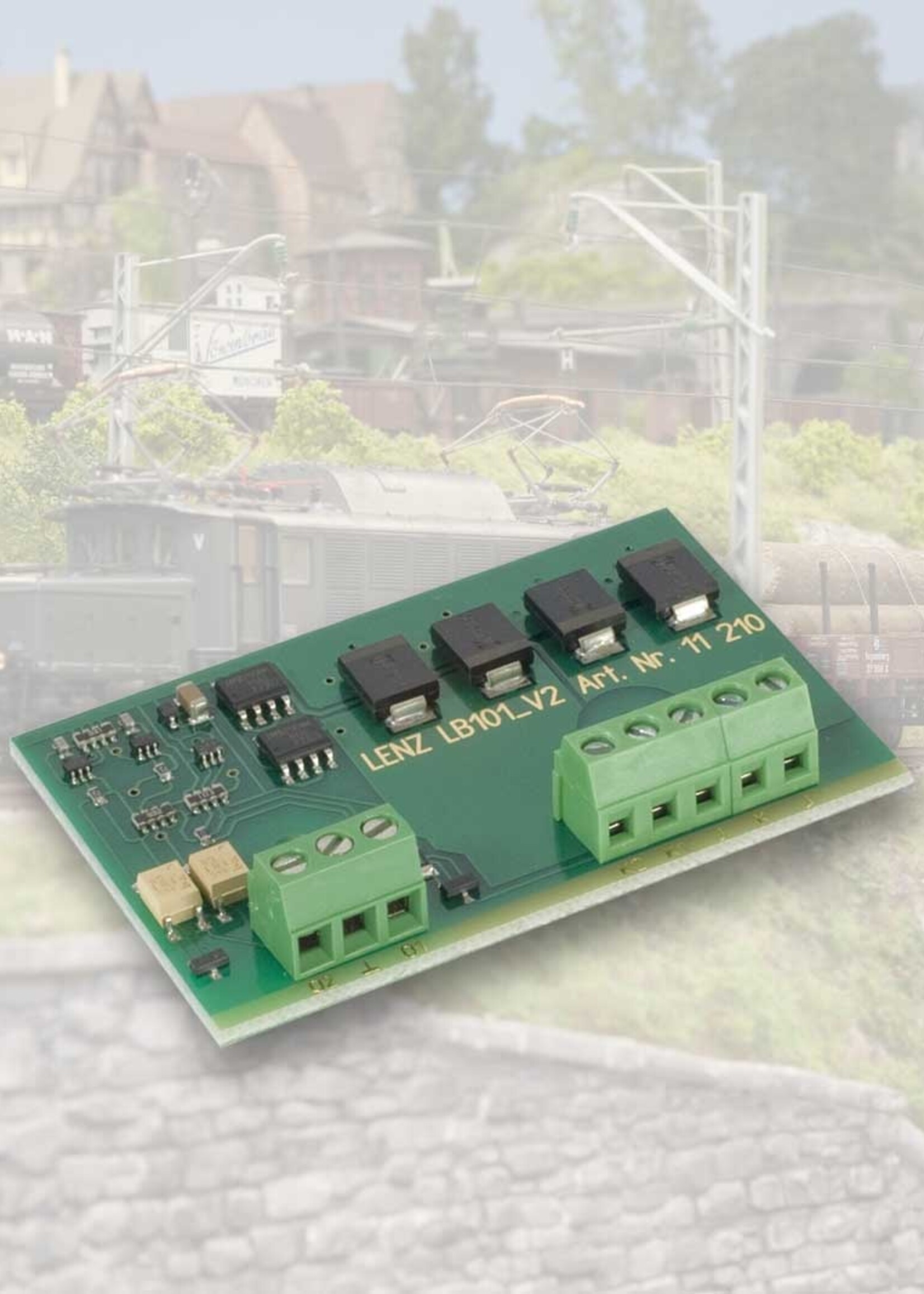 Lenz Elektronic Lenz Elektronic LZ11210 LB101 GLEISBELEGTMELDER 2FACH