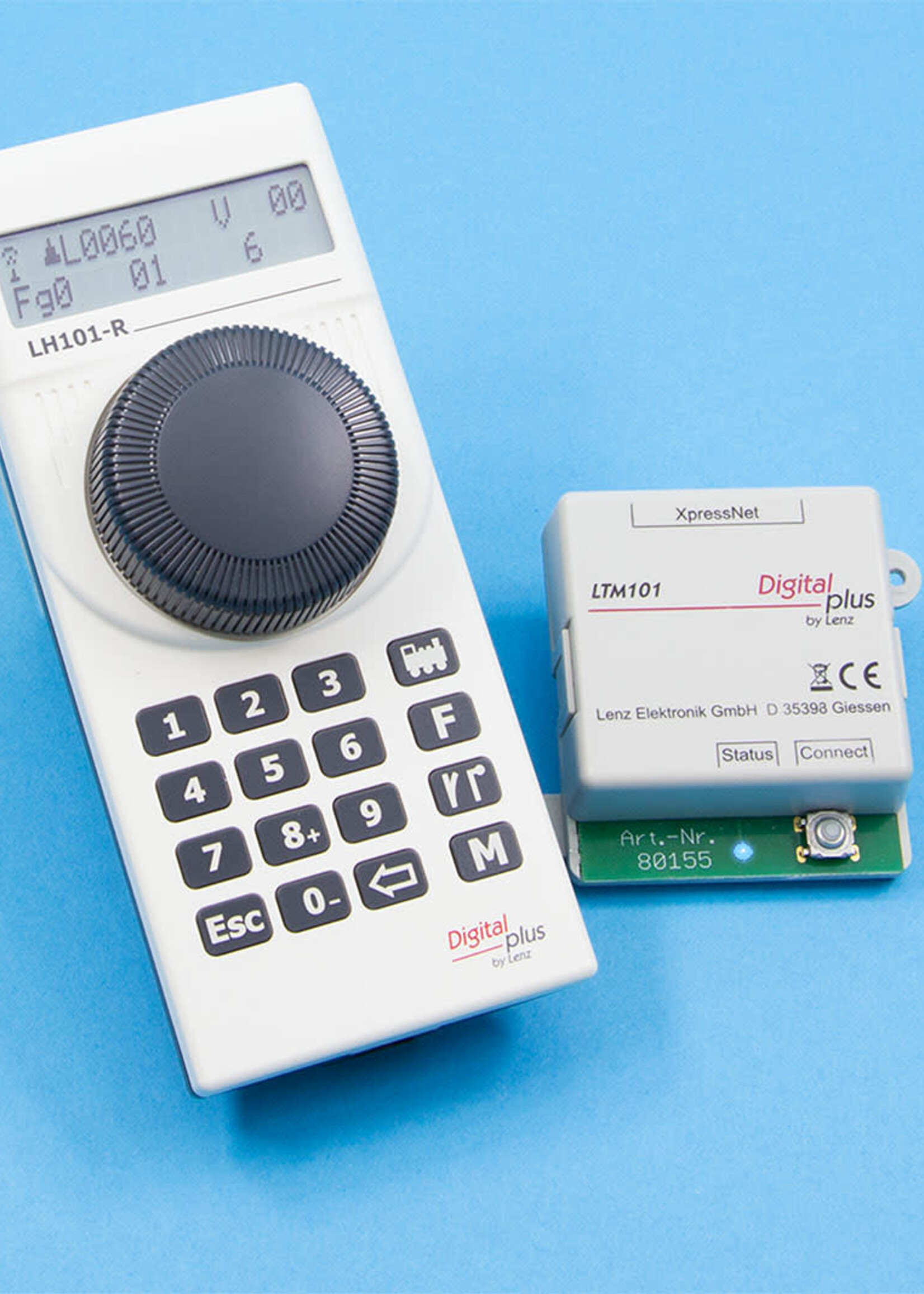 Lenz Elektronic Lenz Elektronic LZ21103 FUNKHANDREGLER LH101-R MIT EMPFÄNGER LTM101