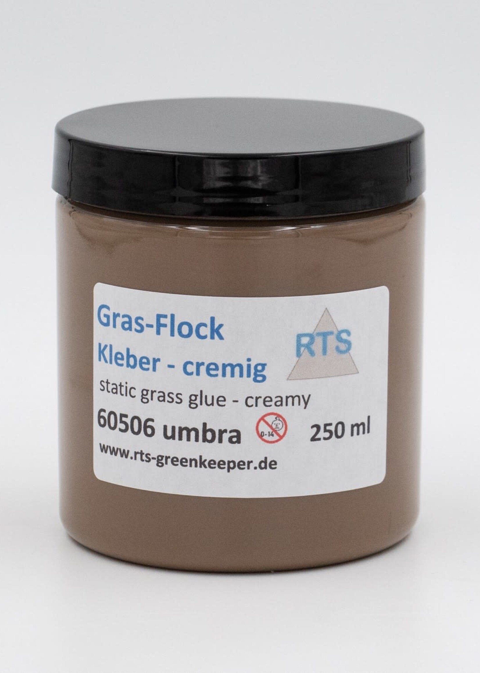 RTS Greenkeeper RTS 60506  Gras-Flock Kleber cremig 250 ml umbra